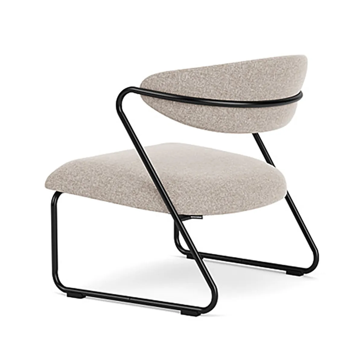 Lucy Fabric Armchair (Black)