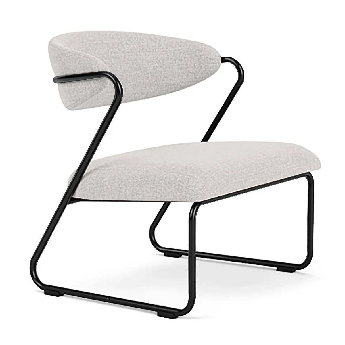 Lucy Fabric Armchair (Black)