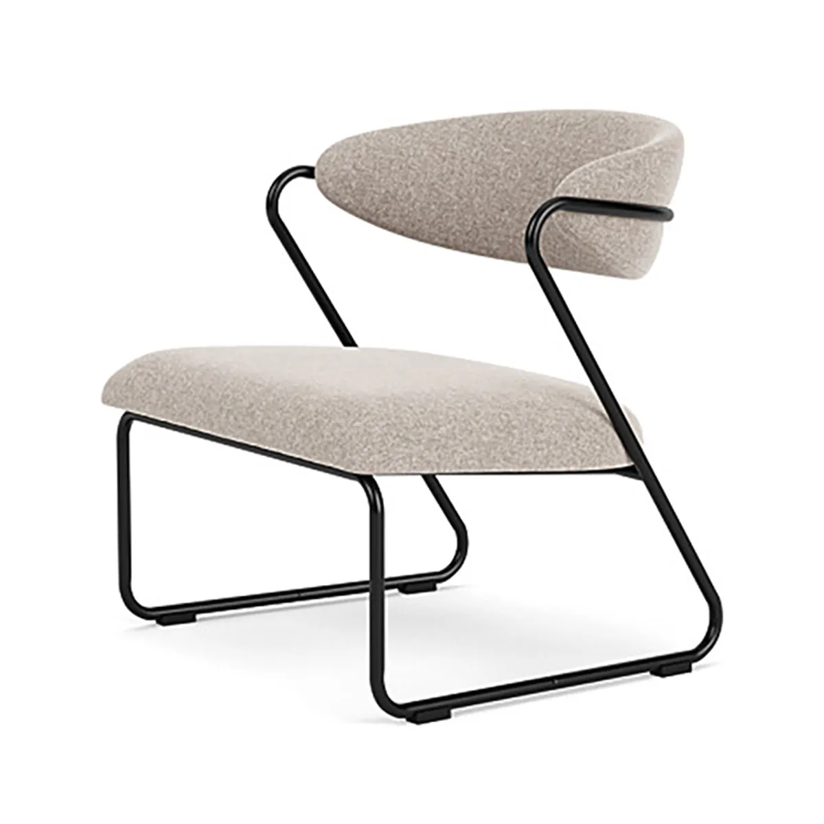 Lucy Fabric Armchair (Black)