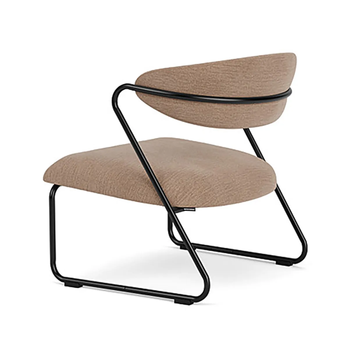 Lucy Fabric Armchair (Black)