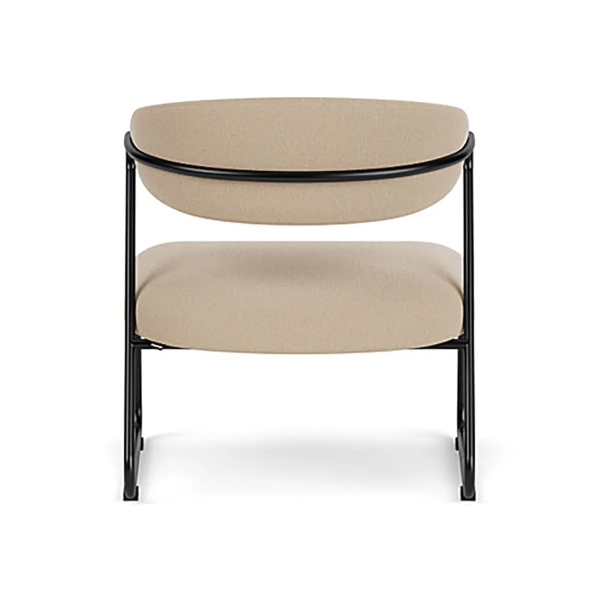 Lucy Fabric Armchair (Black)
