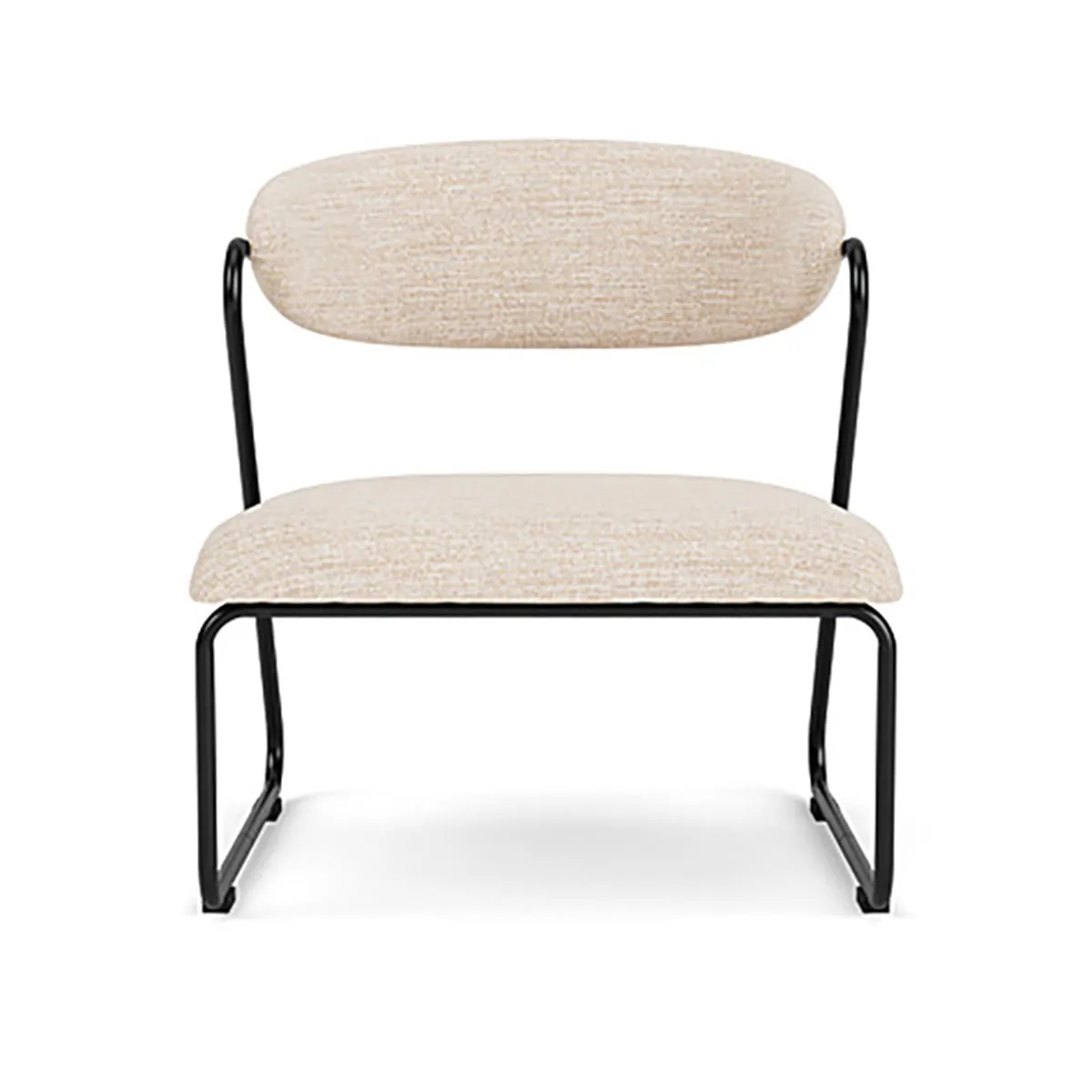 Lucy Fabric Armchair (Black)