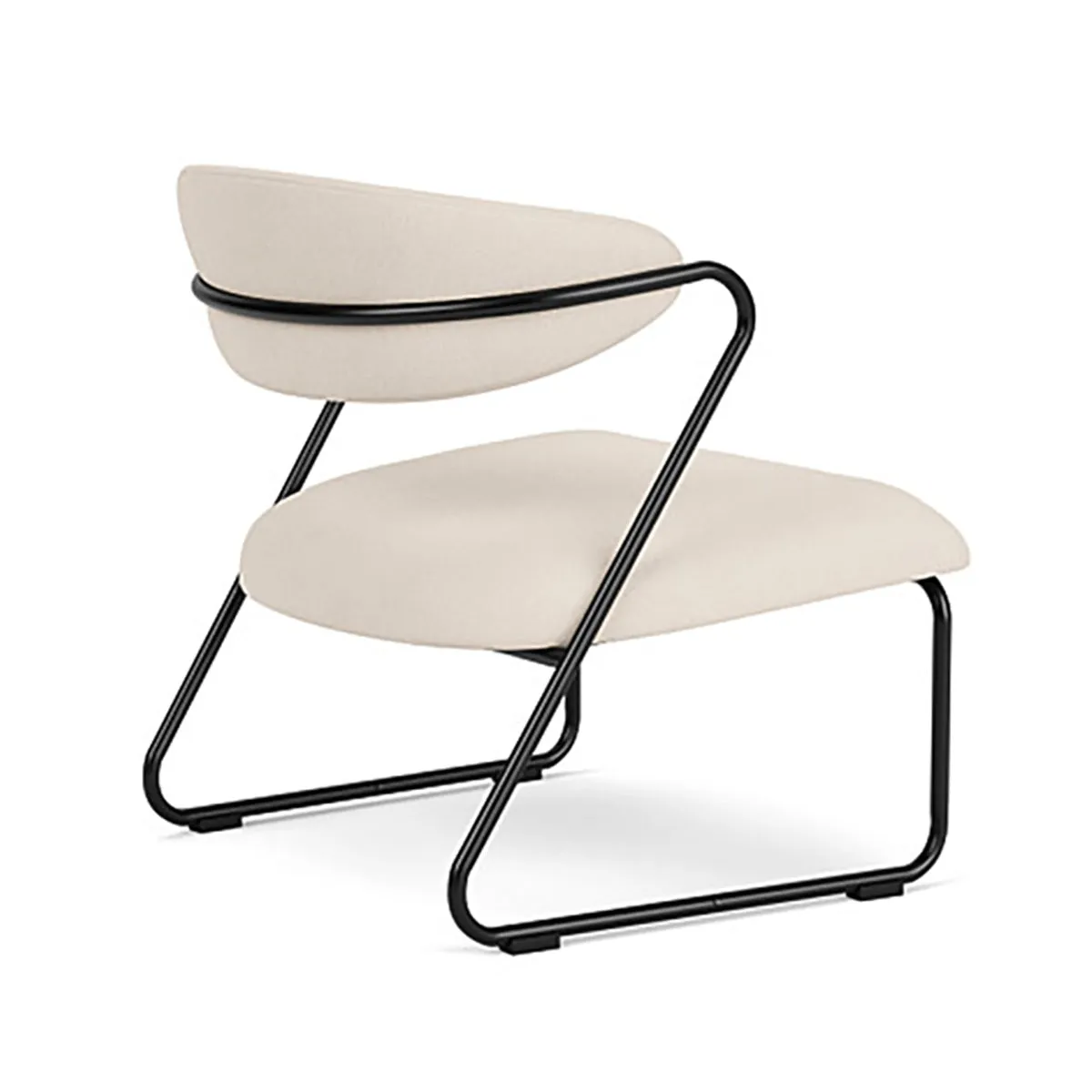 Lucy Fabric Armchair (Black)