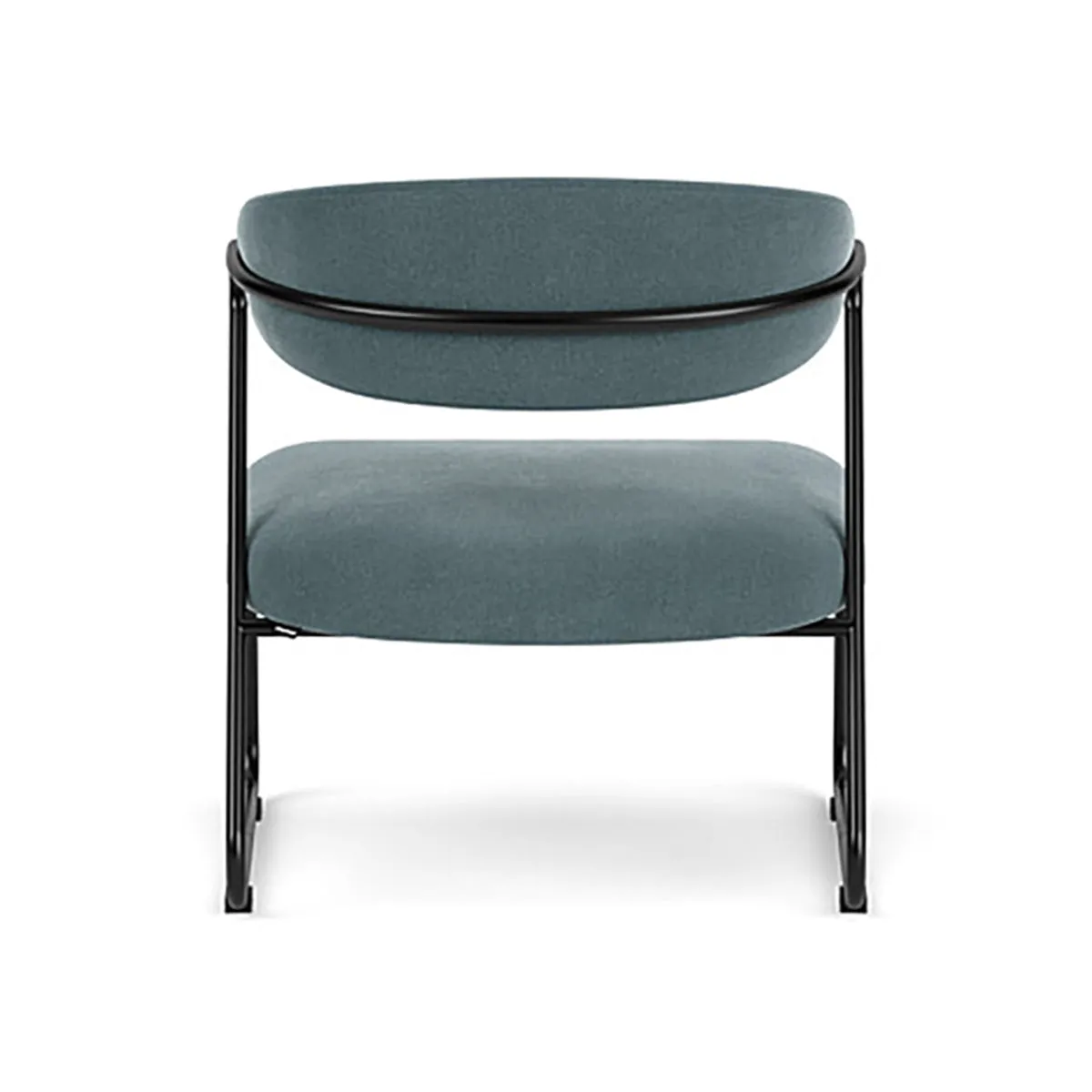 Lucy Fabric Armchair (Black)