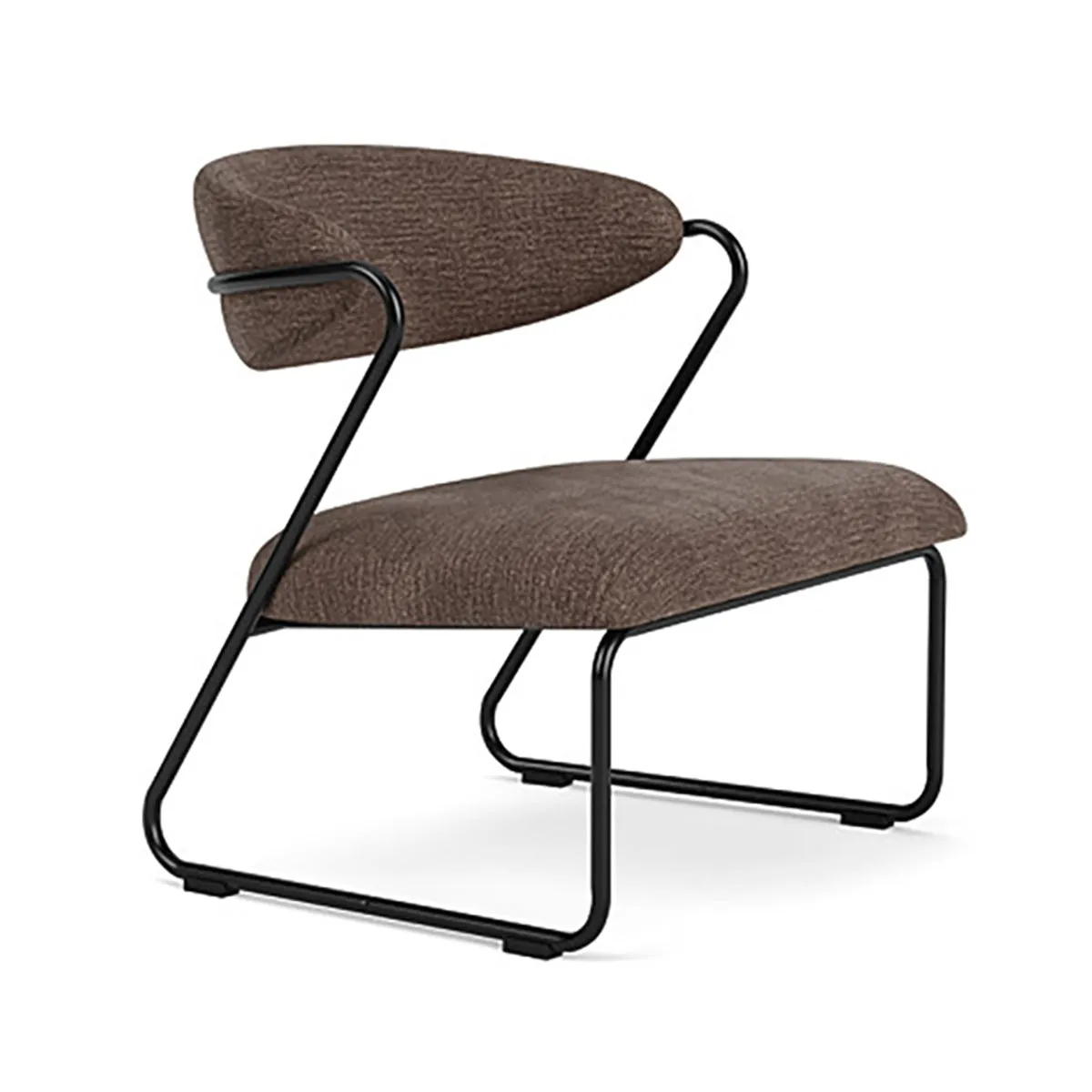 Lucy Fabric Armchair (Black)