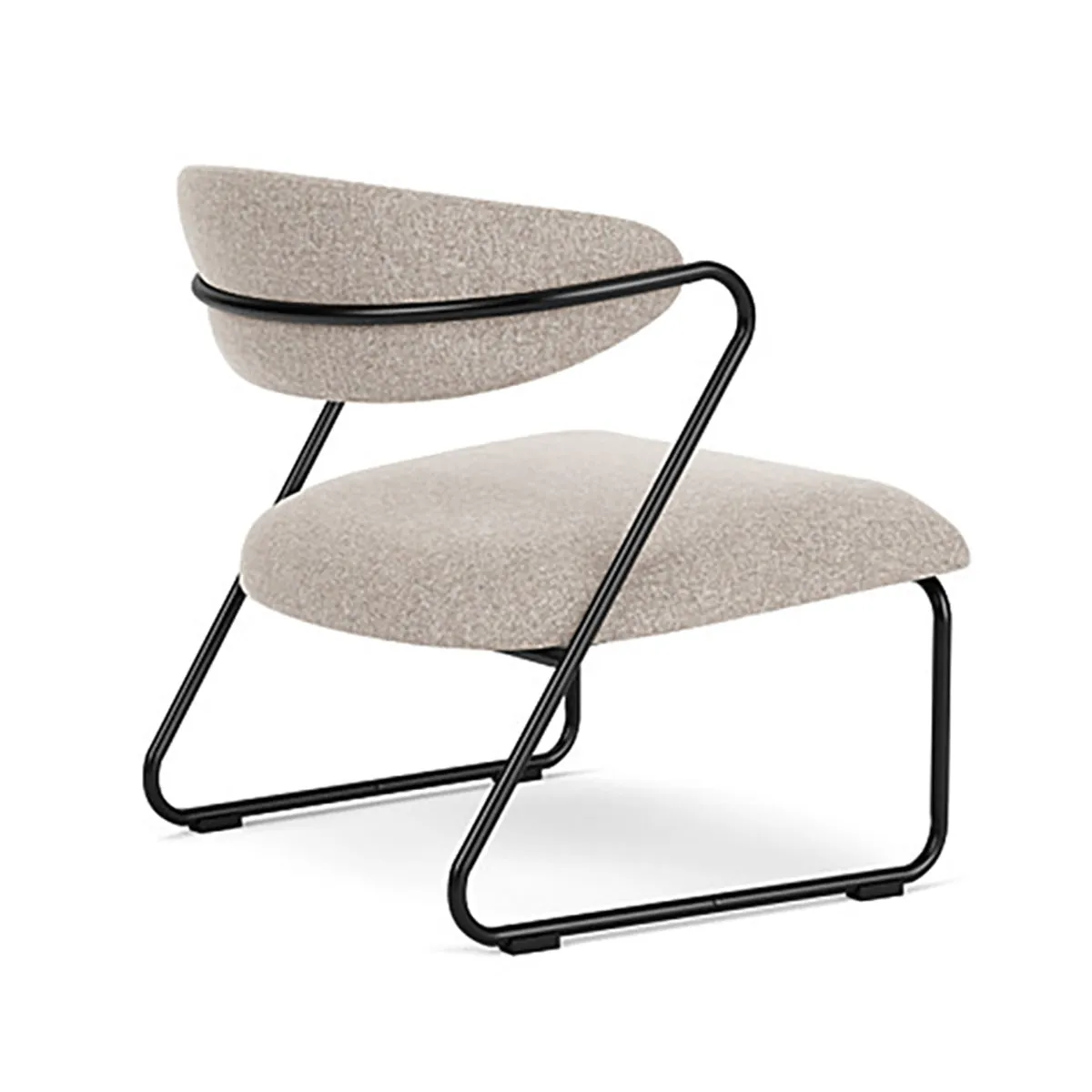 Lucy Fabric Armchair (Black)