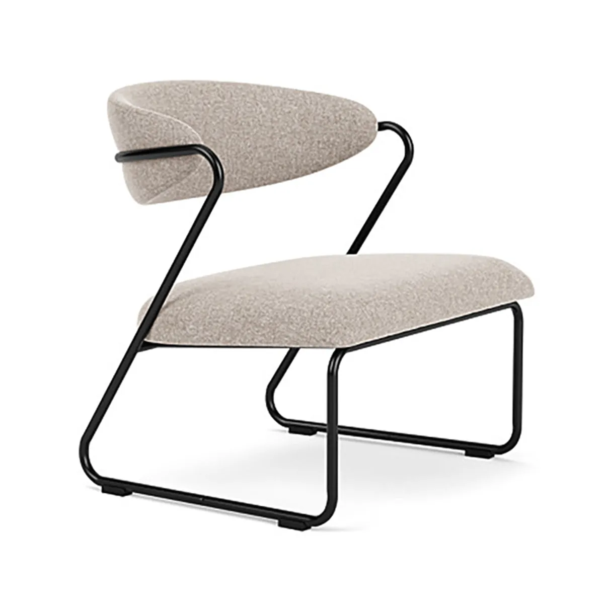 Lucy Fabric Armchair (Black)