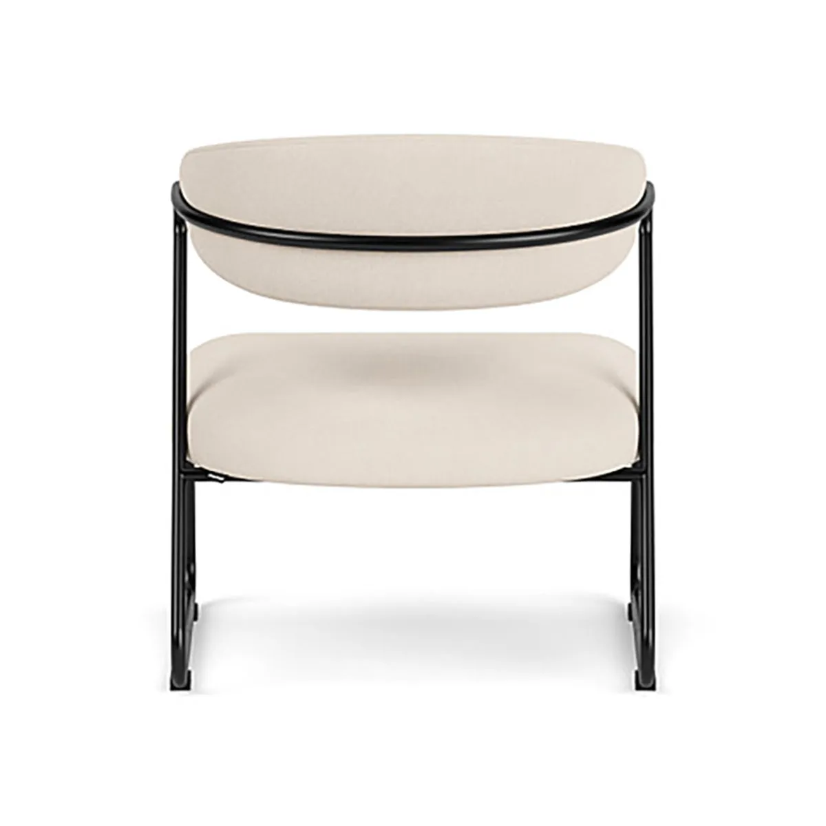Lucy Fabric Armchair (Black)
