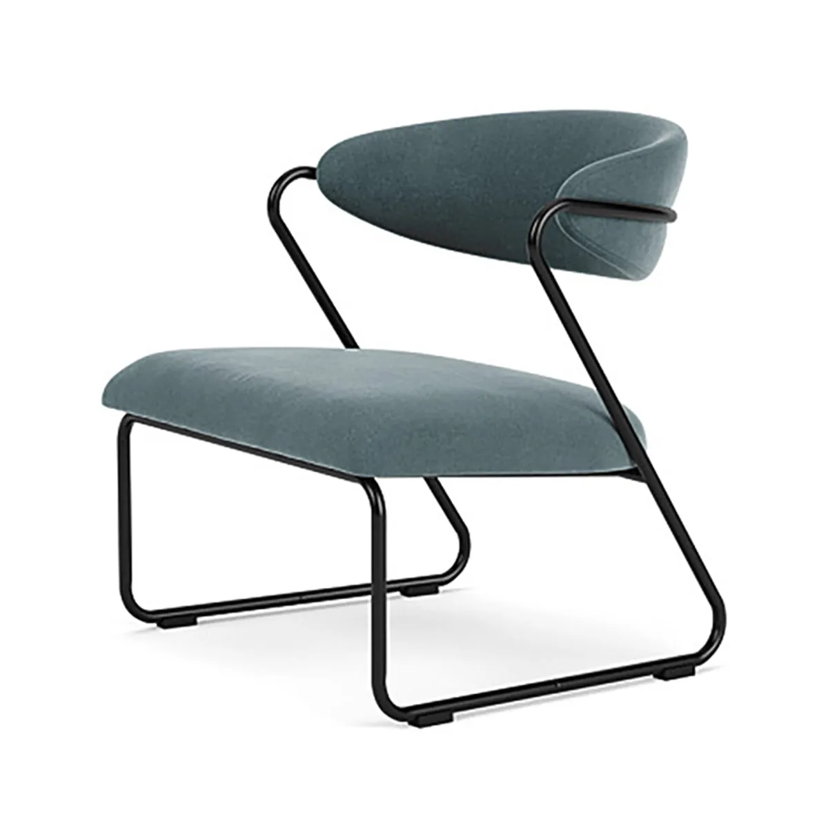 Lucy Fabric Armchair (Black)