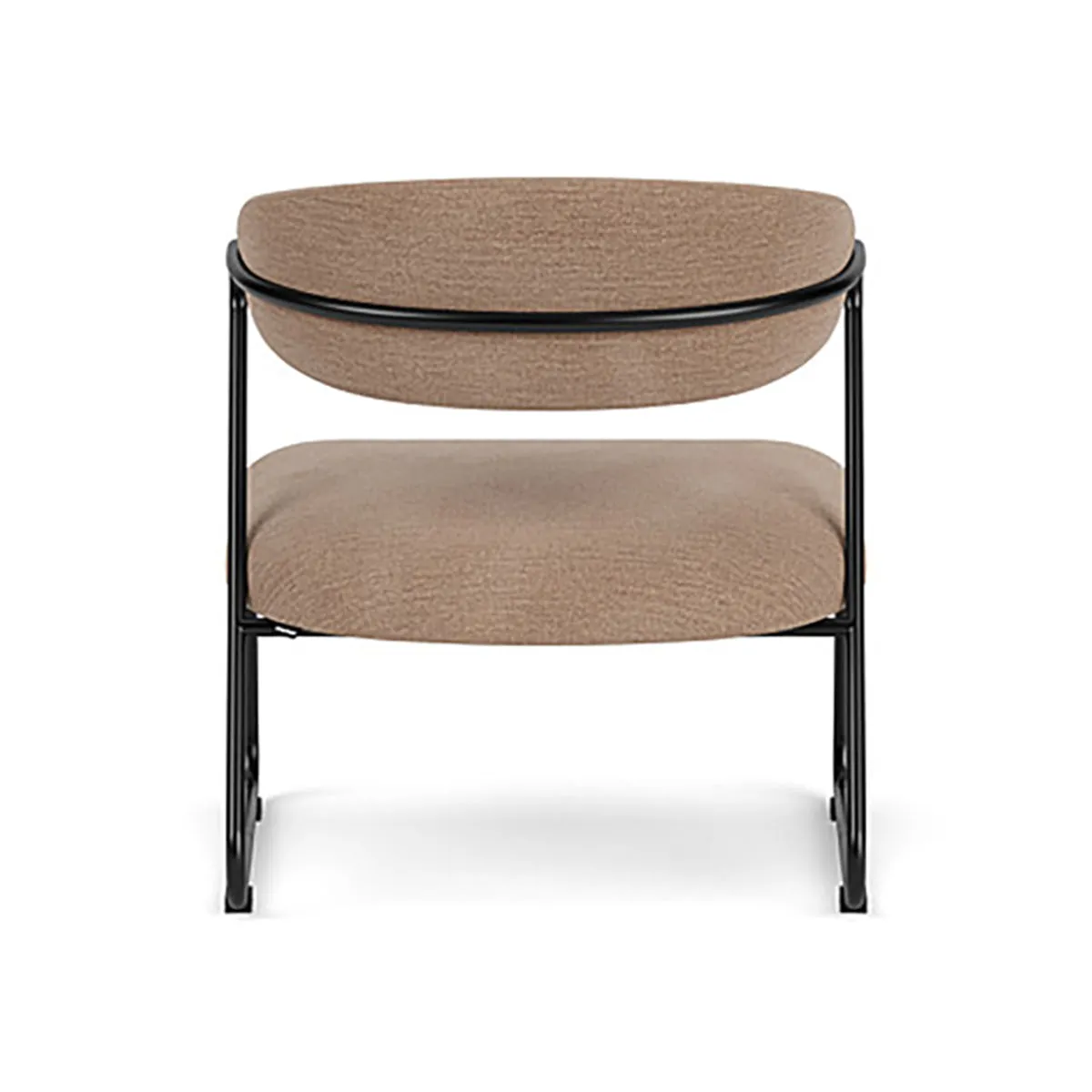 Lucy Fabric Armchair (Black)