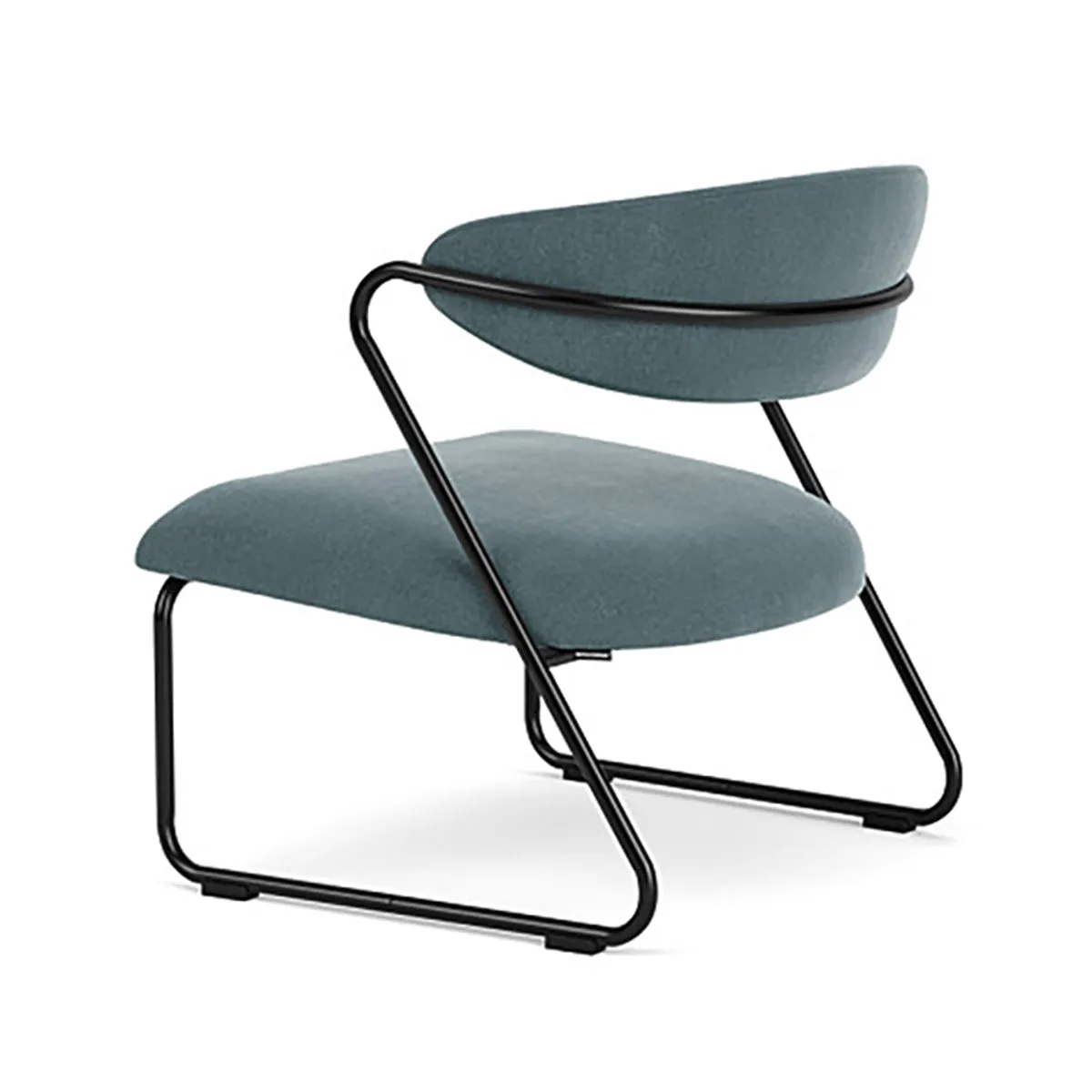 Lucy Fabric Armchair (Black)