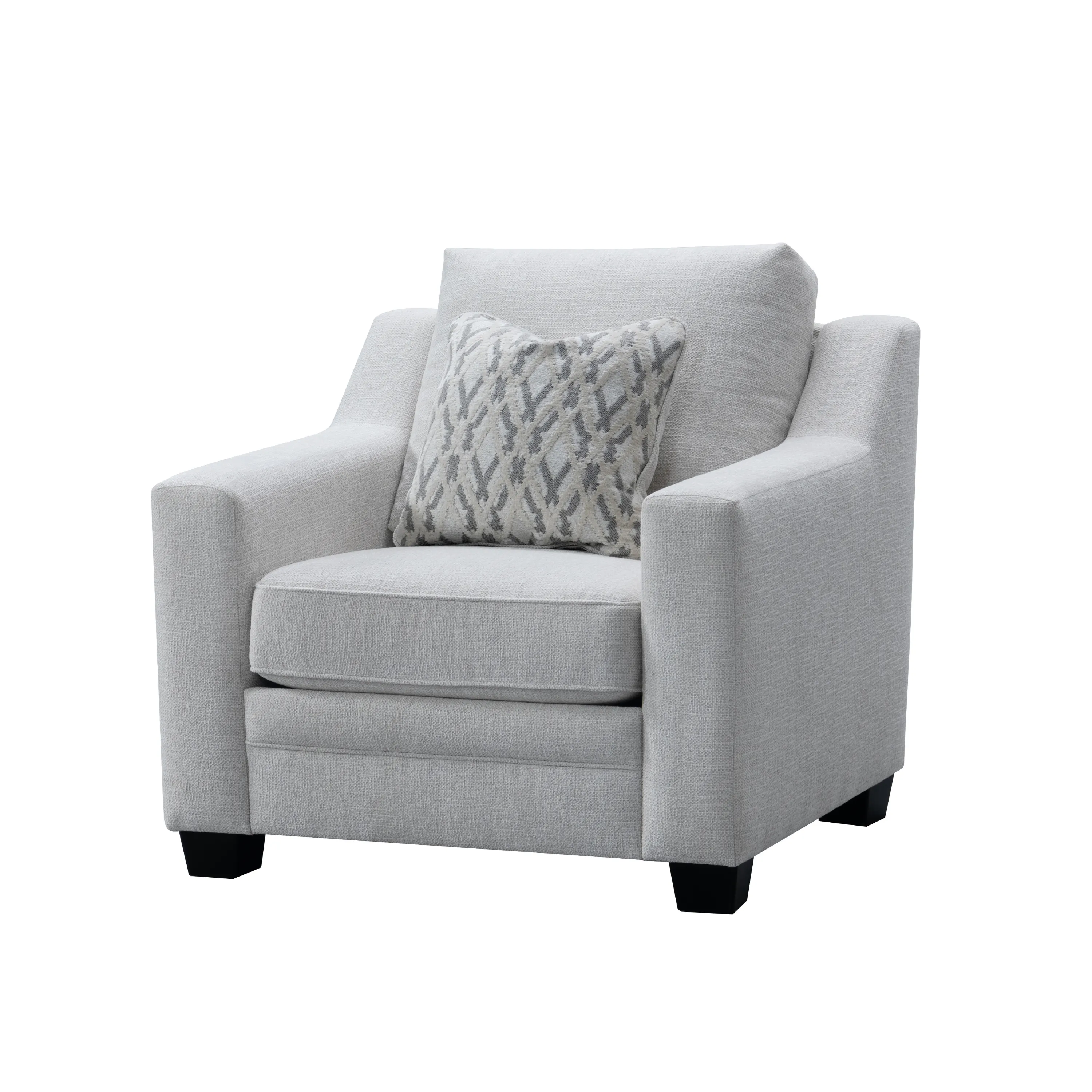Luxe Haven Creamy Grey Sofa Set