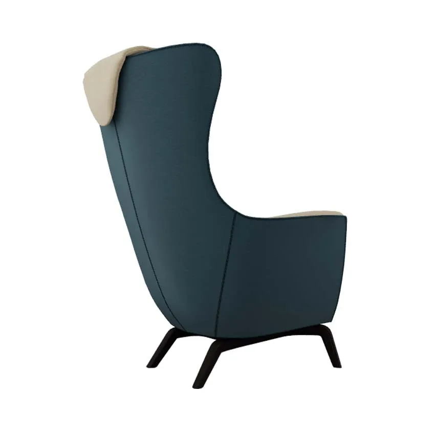 Mamy Blue Swivel Armchair