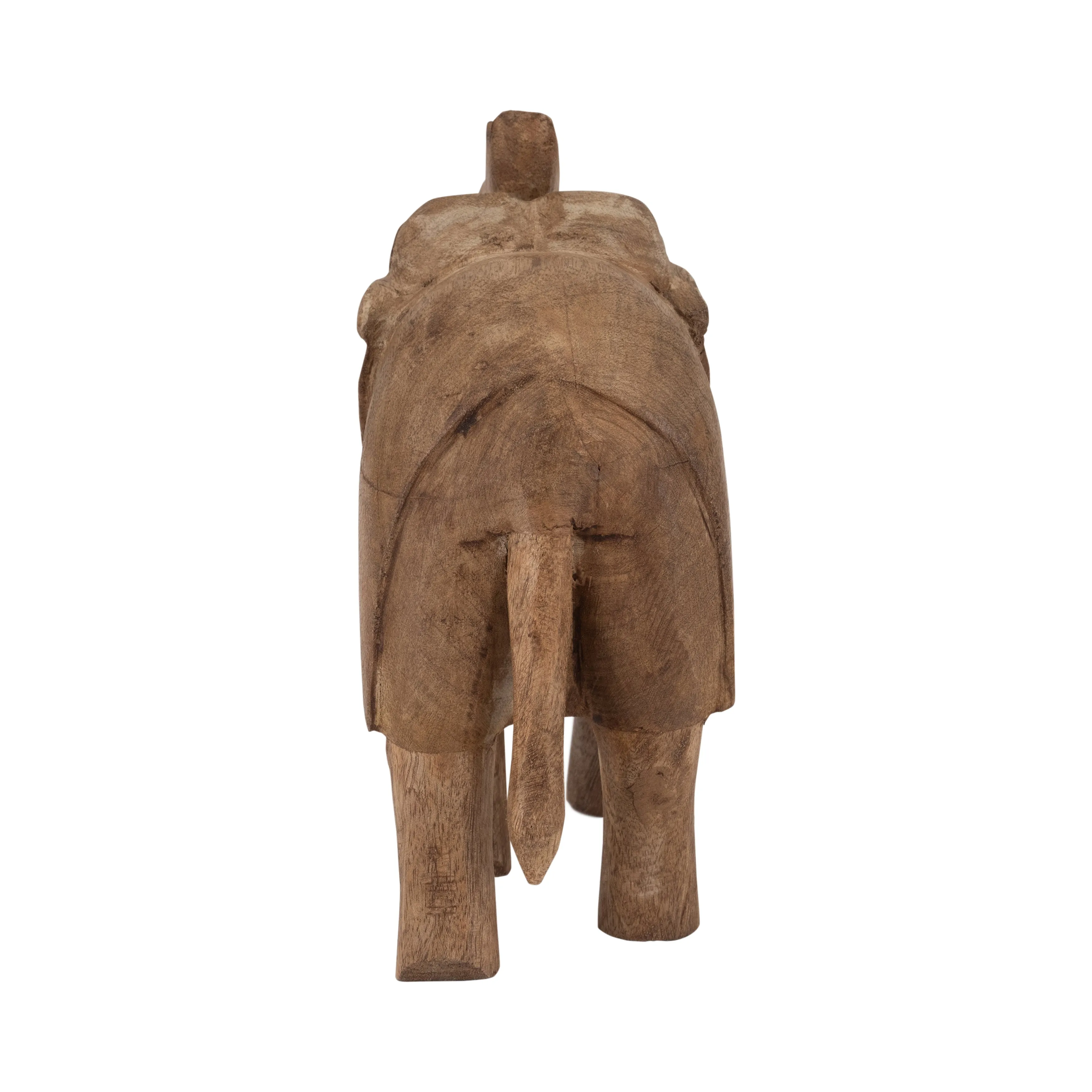 Mango Wood, 8" Elephant, Brown