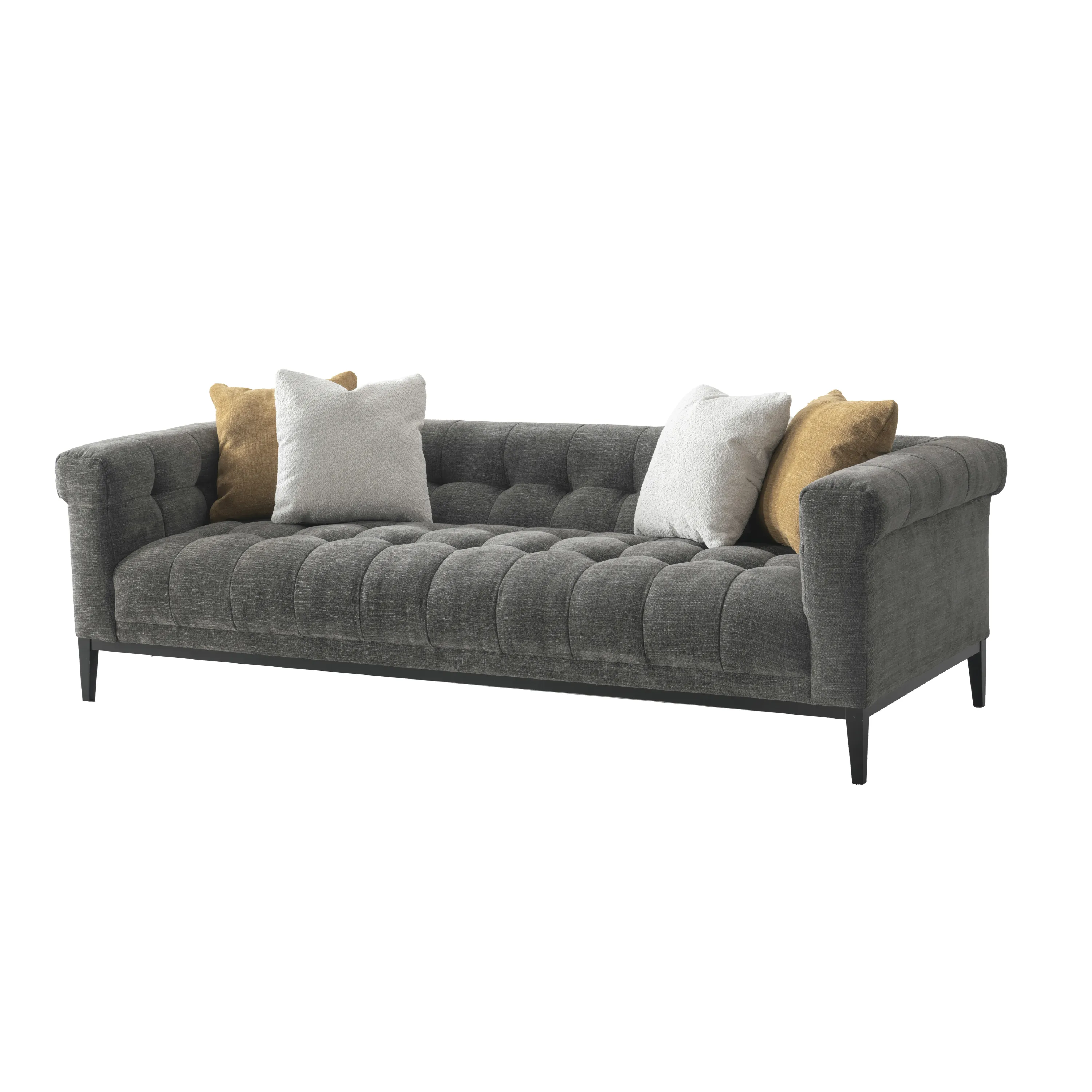 Mara Charcoal Sofa Set