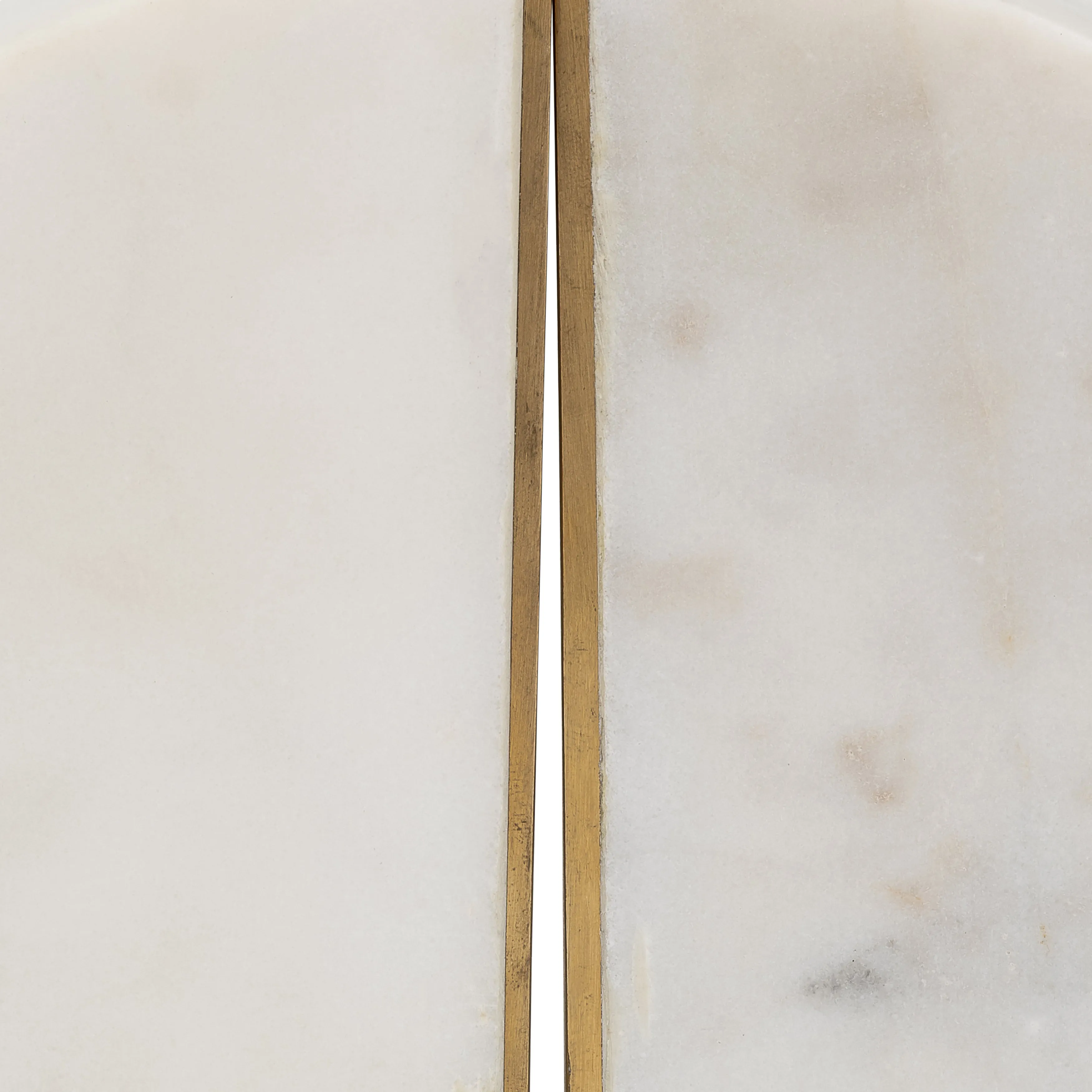 MARBLE, S/2 8"H PIE BOOKENDS, WHITE