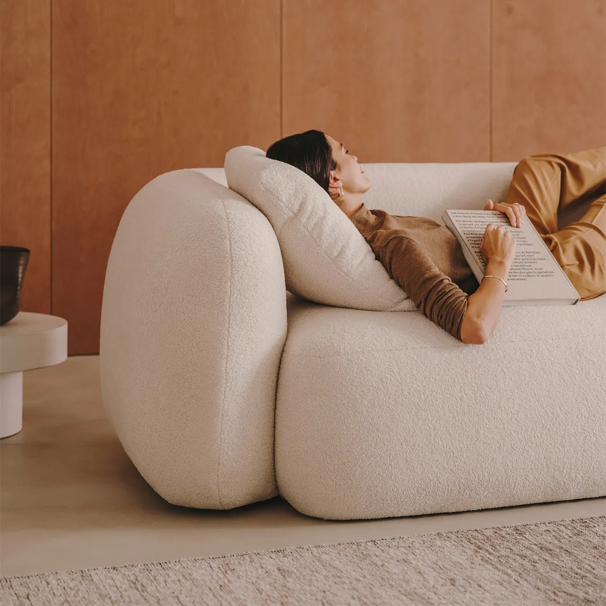 Martina Boucle 3 Seater Sofa