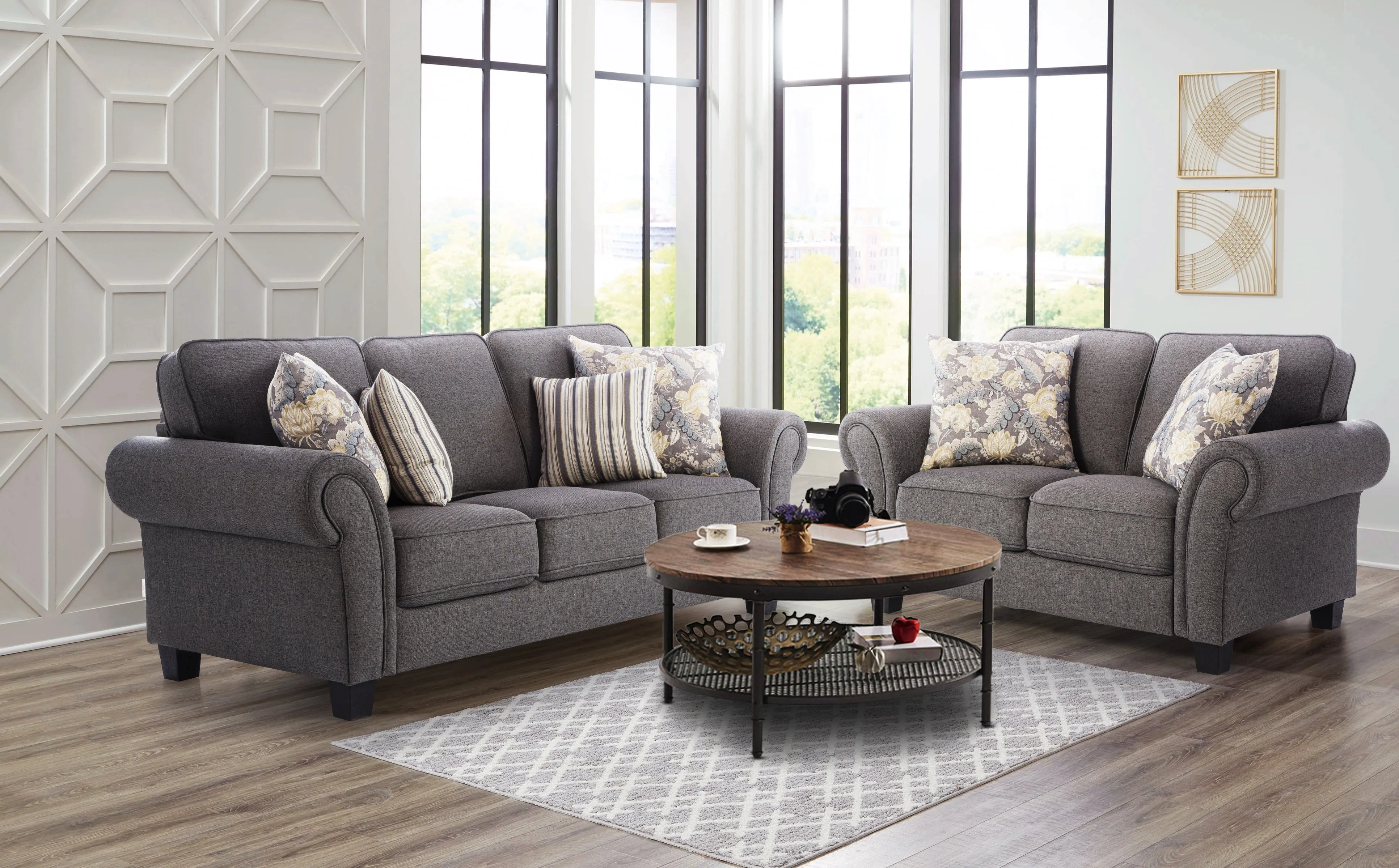 Memphis Grey Sofa