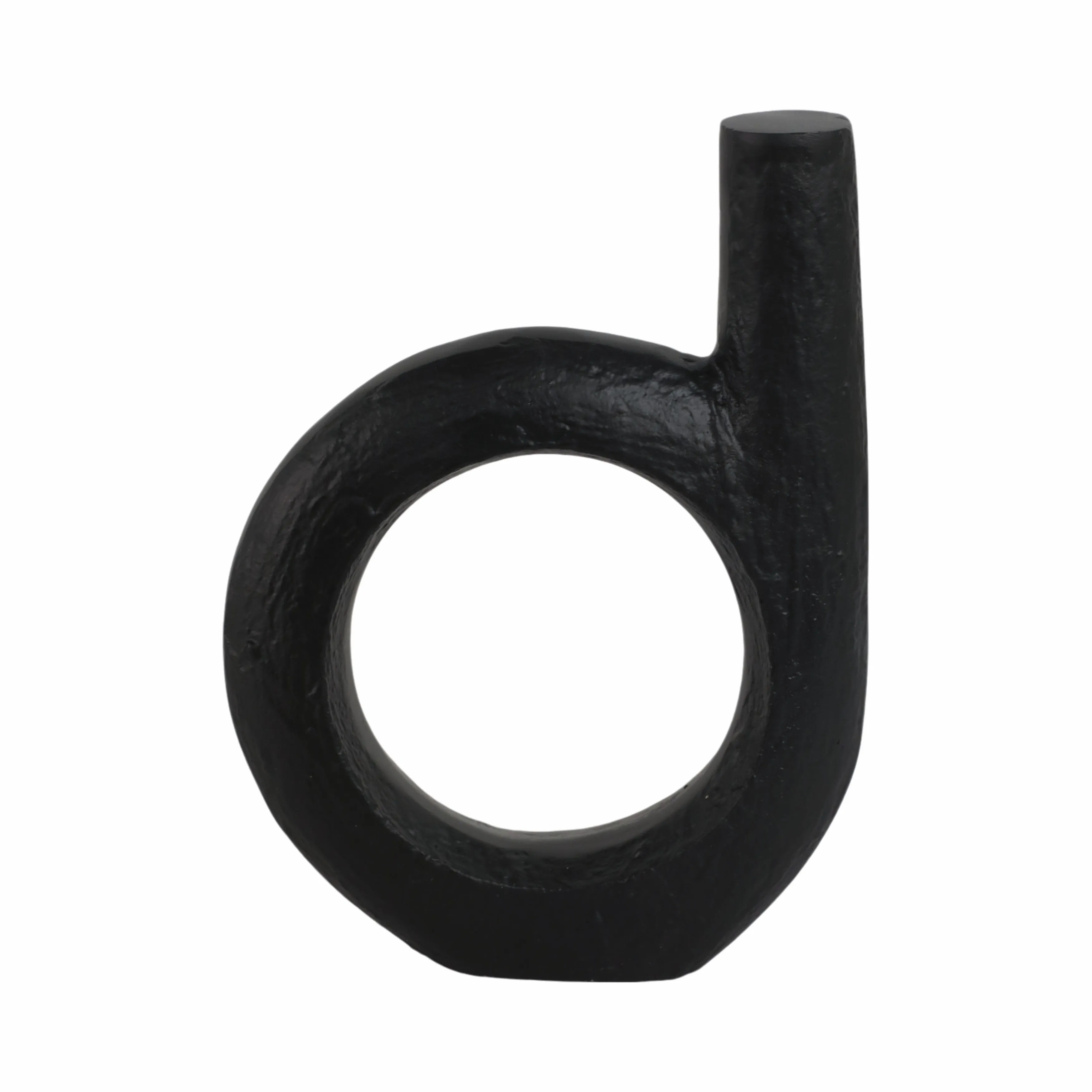 Metal, 12" Looped Sculpture, Black