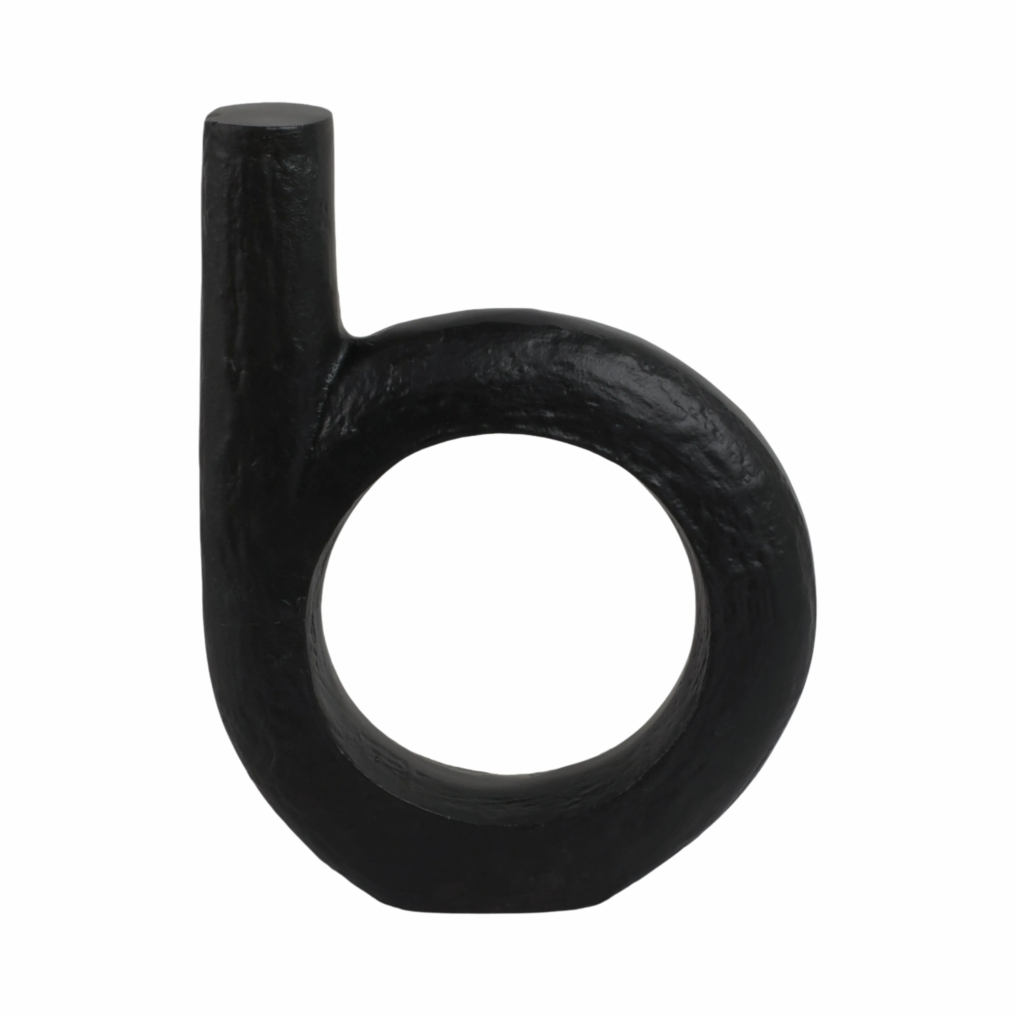 Metal, 12" Looped Sculpture, Black
