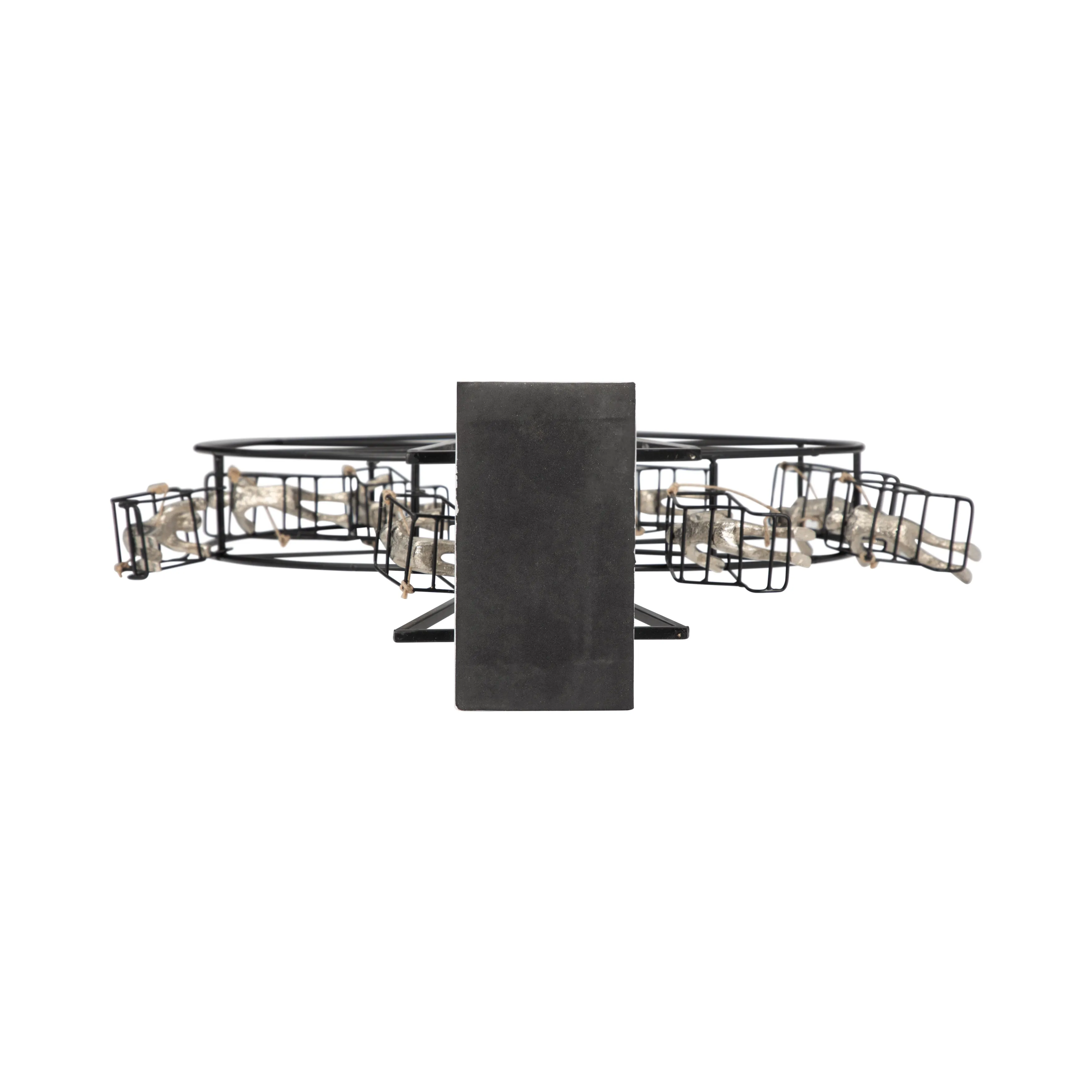 METAL, 23" FERRIS WHEEL, BLACK