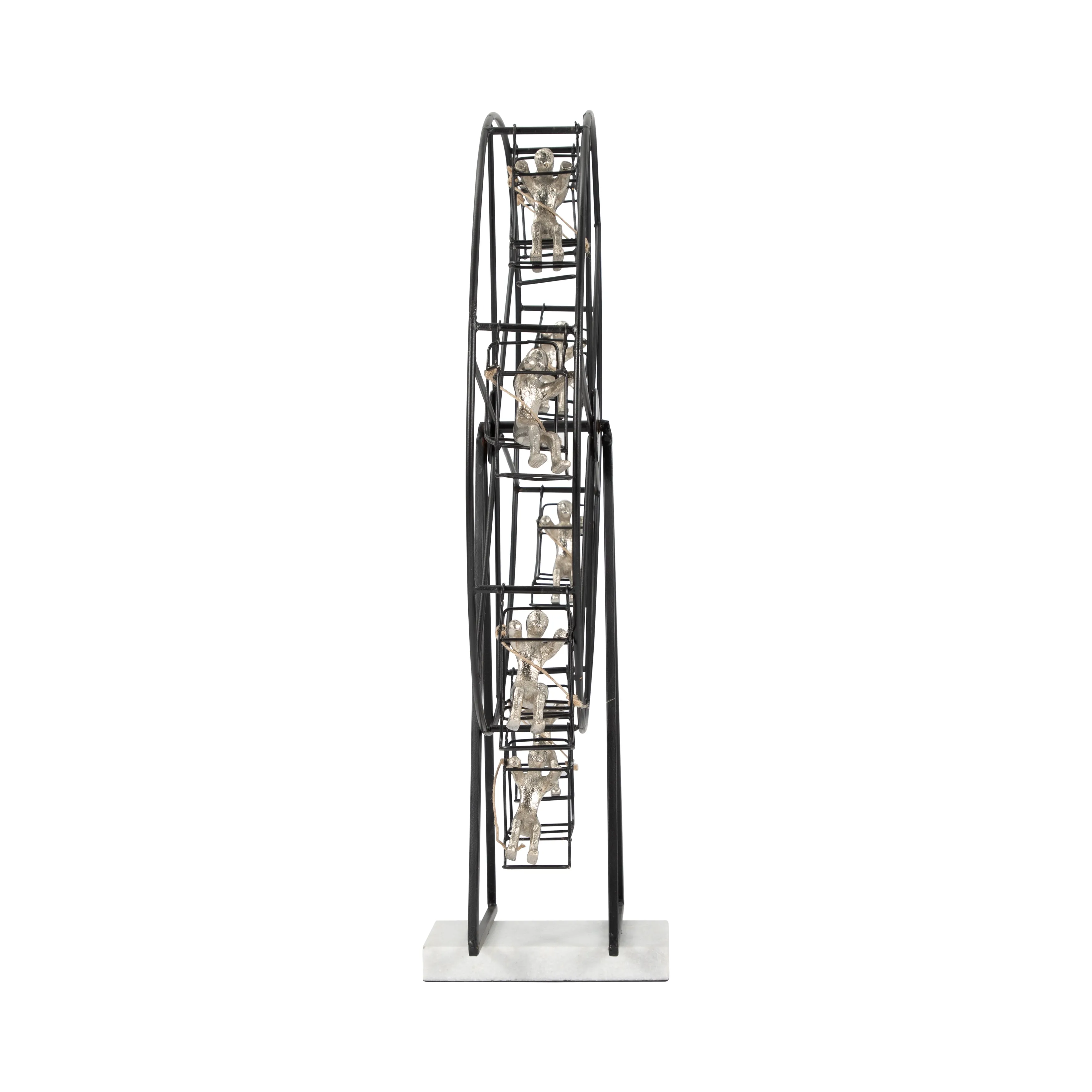 METAL, 23" FERRIS WHEEL, BLACK