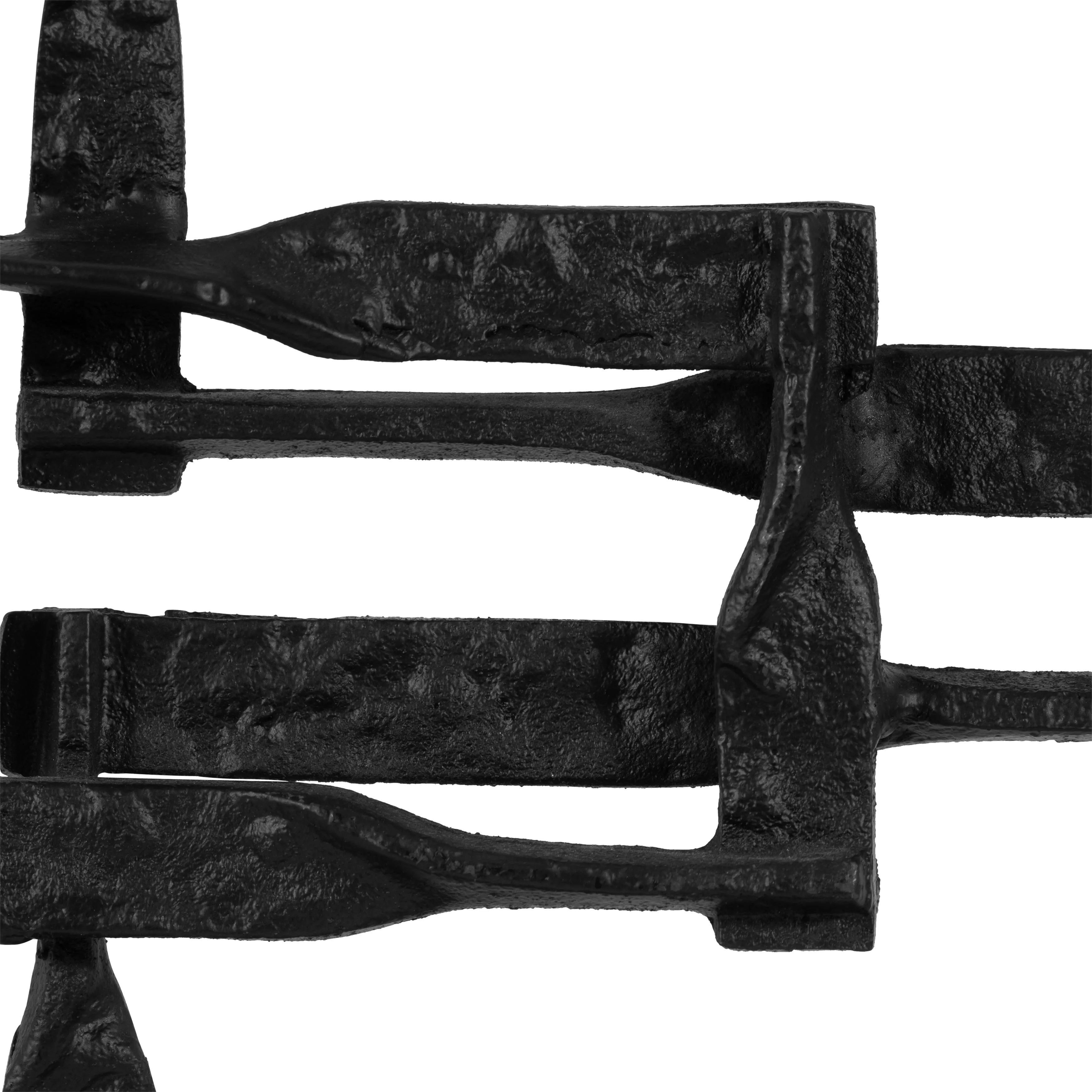 METAL, 23"H STACKING SQUARES, BLACK