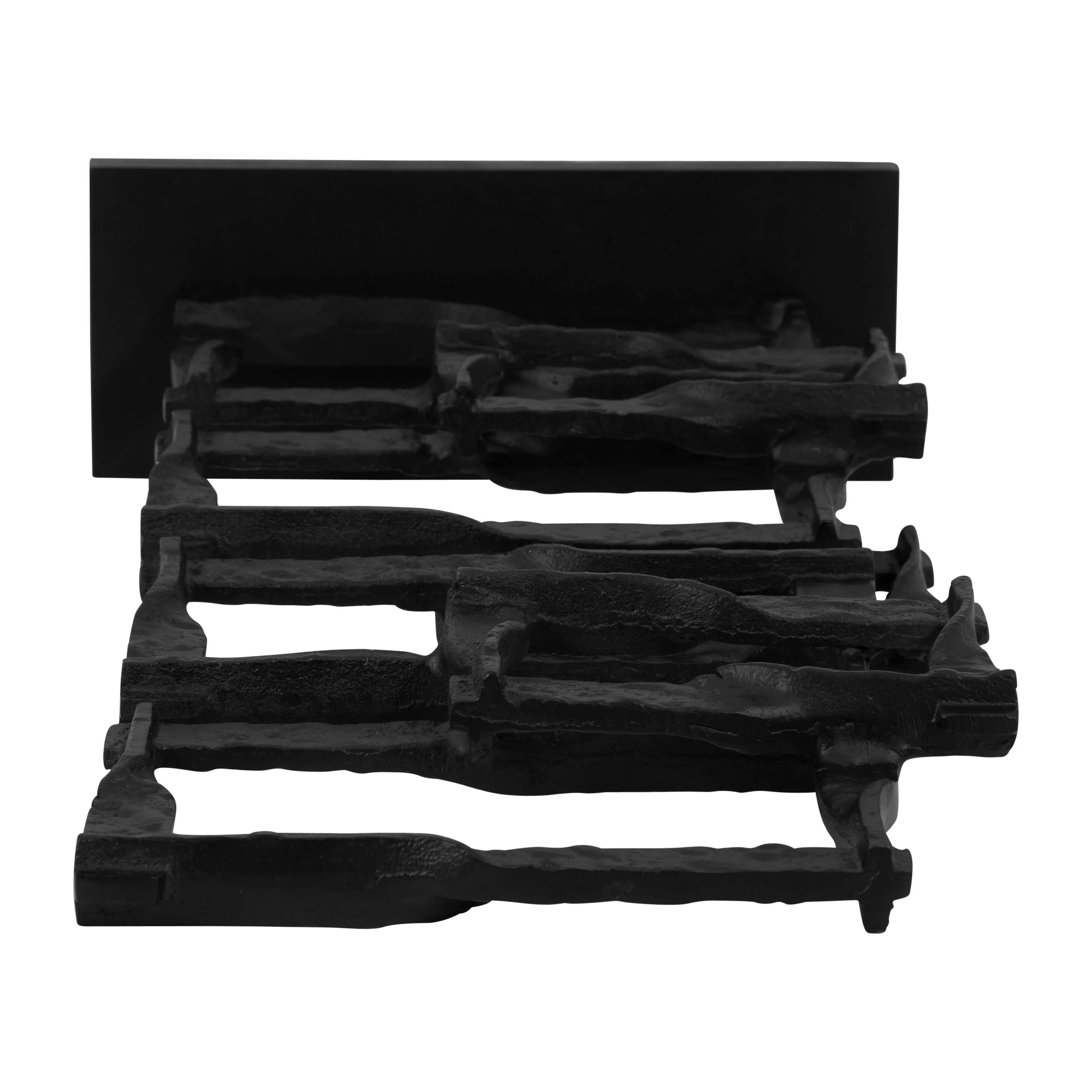 METAL, 23"H STACKING SQUARES, BLACK