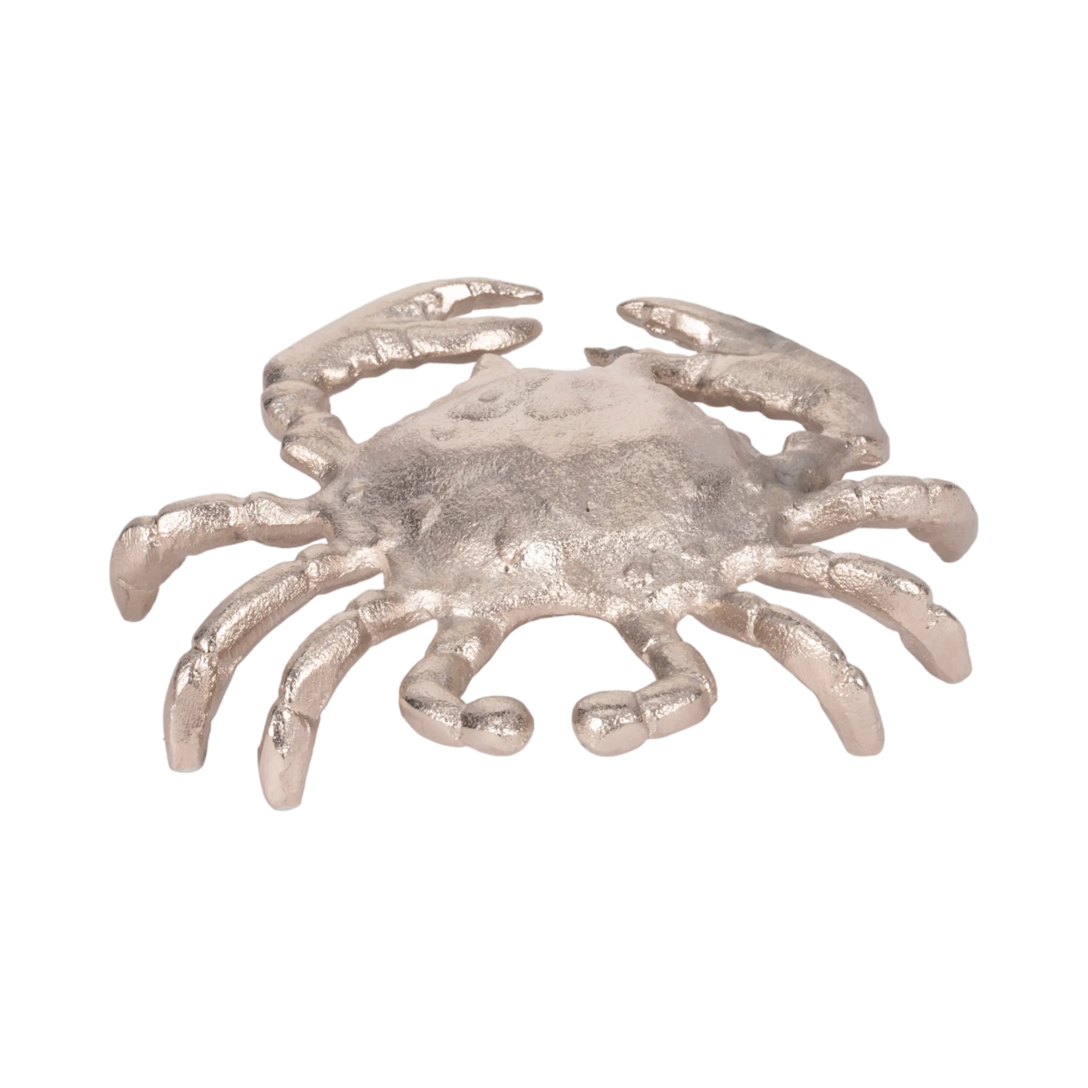 Metal, 7" Crab Deco Silver