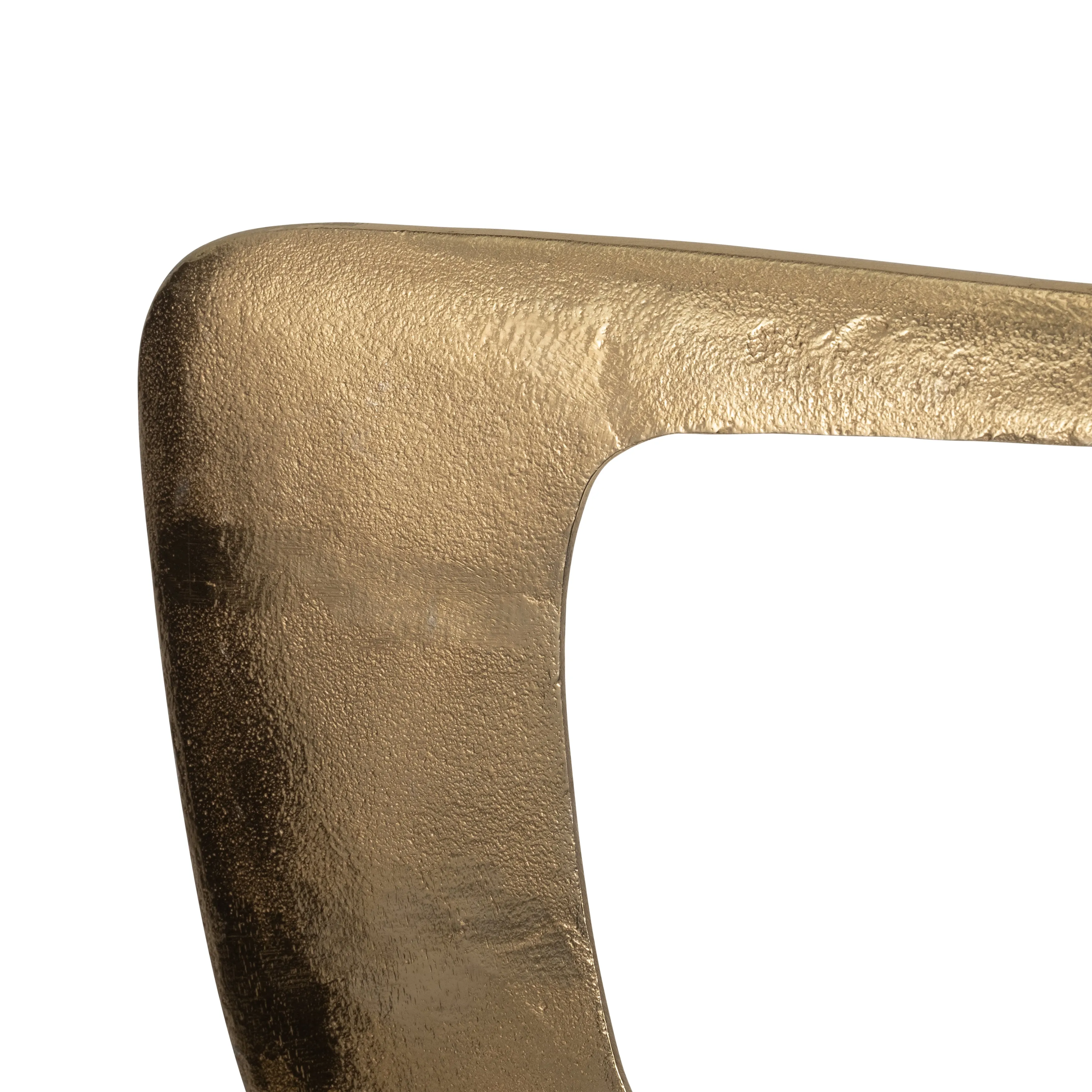 METAL/MARBLE, 20" TABLE TOP DECO, GOLD