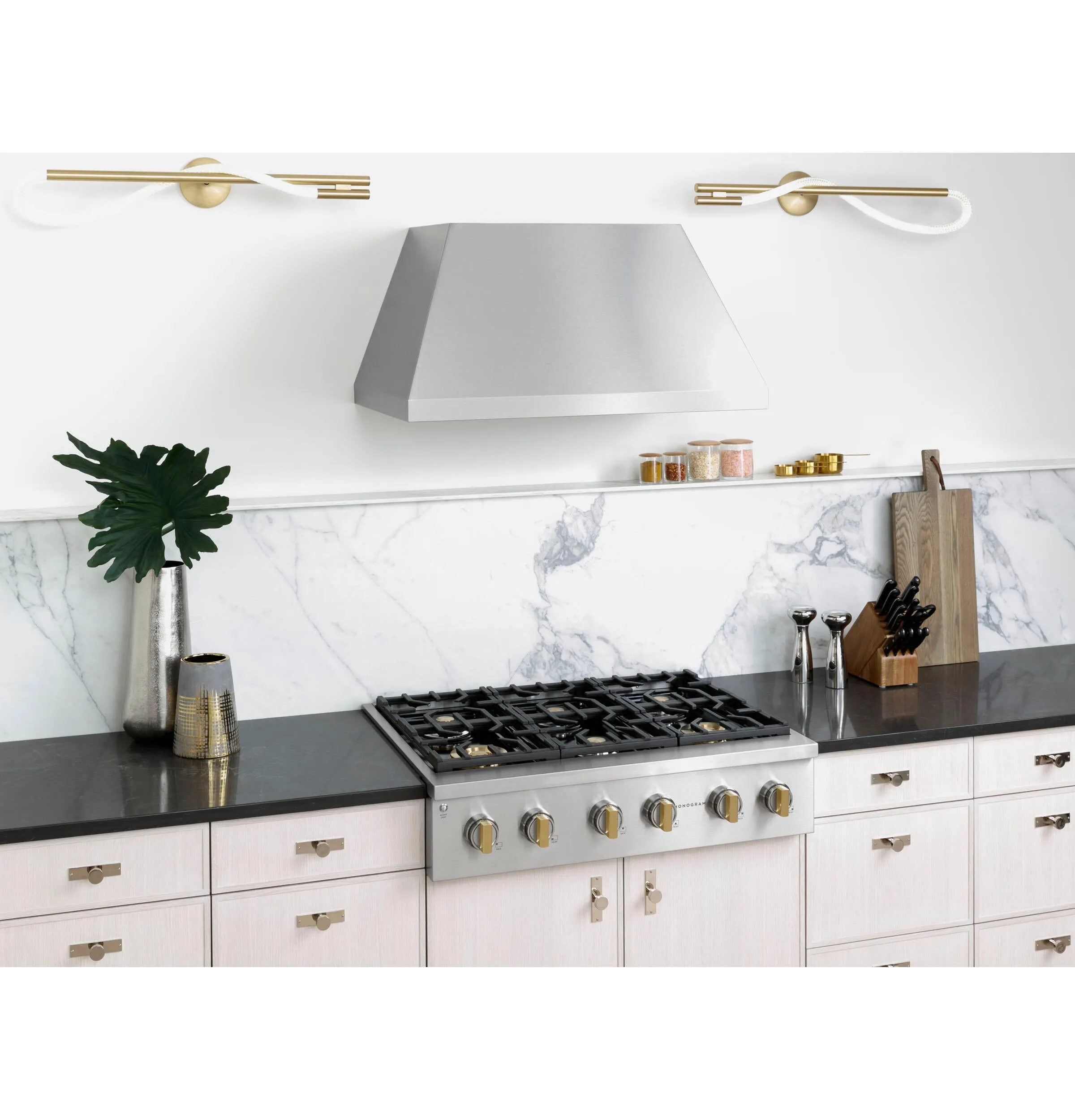 Monogram ZVW1360SPSS Monogram 36" Stainless Steel Professional Hood With Quietboost&#8482; Blower