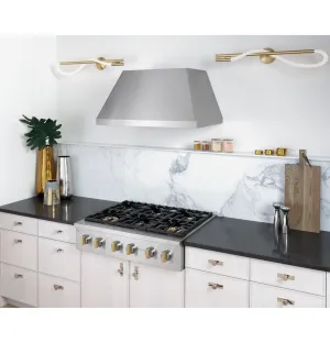 Monogram ZVW1360SPSS Monogram 36" Stainless Steel Professional Hood With Quietboost&#8482; Blower