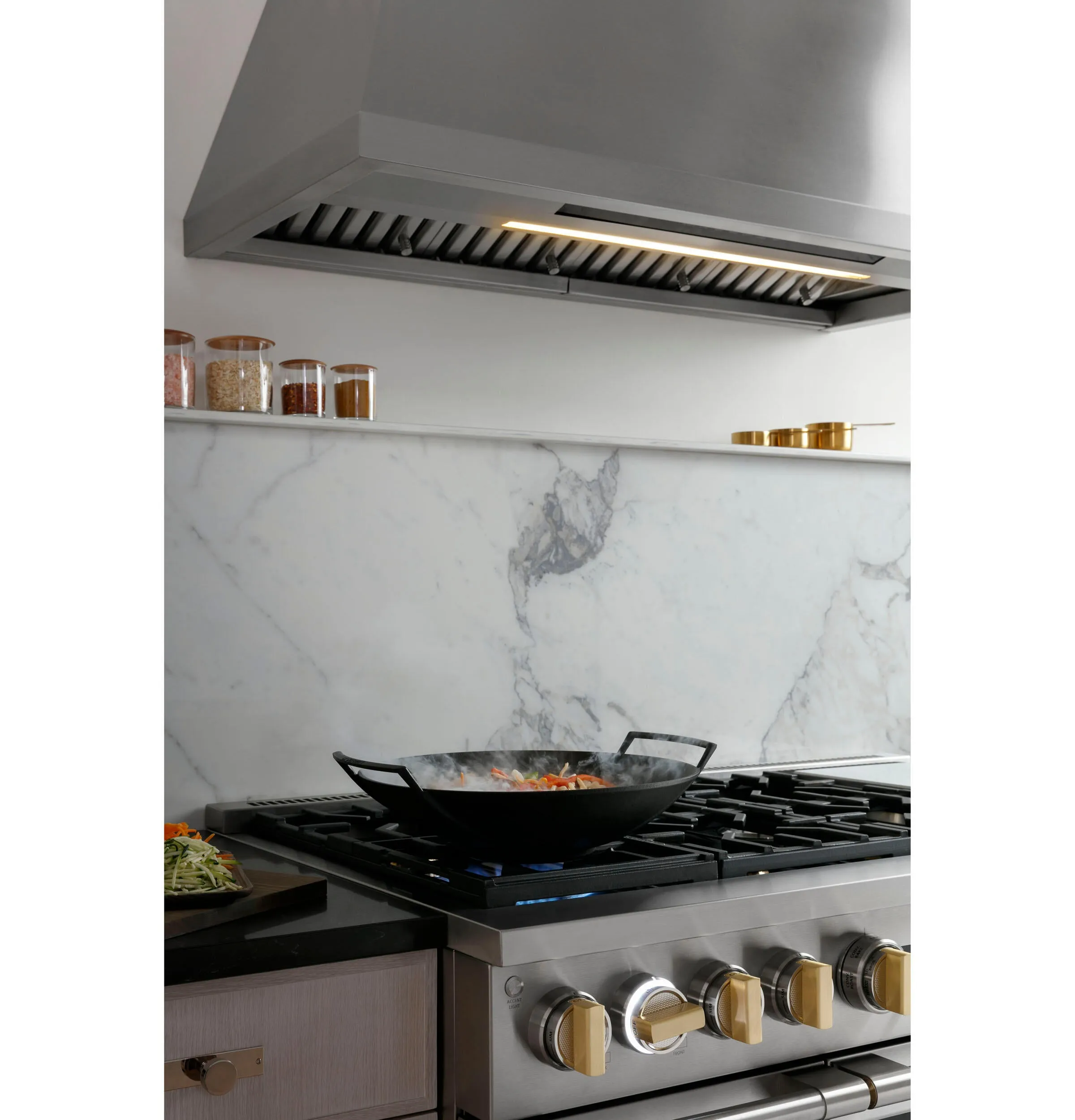 Monogram ZVW1360SPSS Monogram 36" Stainless Steel Professional Hood With Quietboost&#8482; Blower
