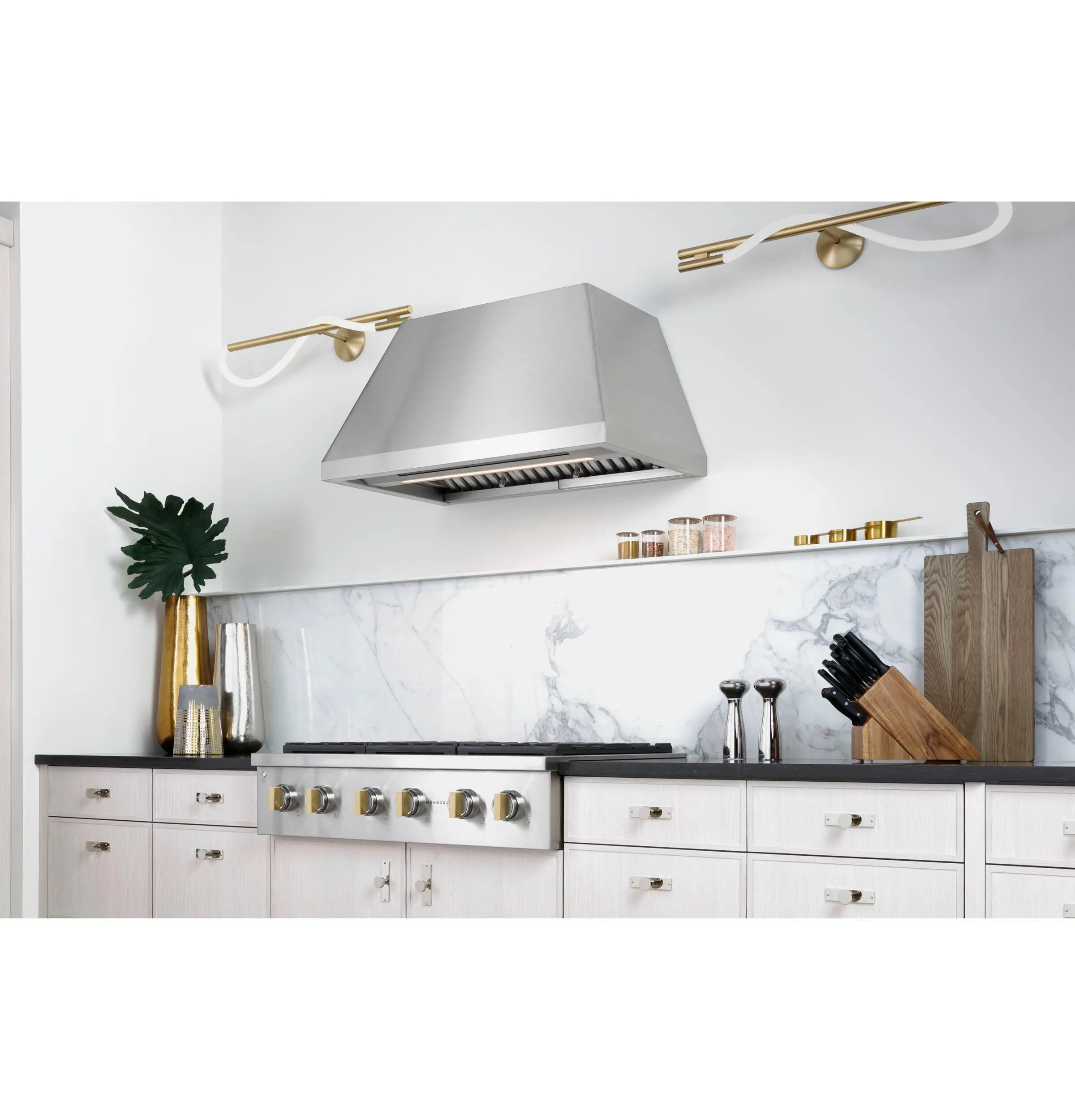 Monogram ZVW1360SPSS Monogram 36" Stainless Steel Professional Hood With Quietboost&#8482; Blower