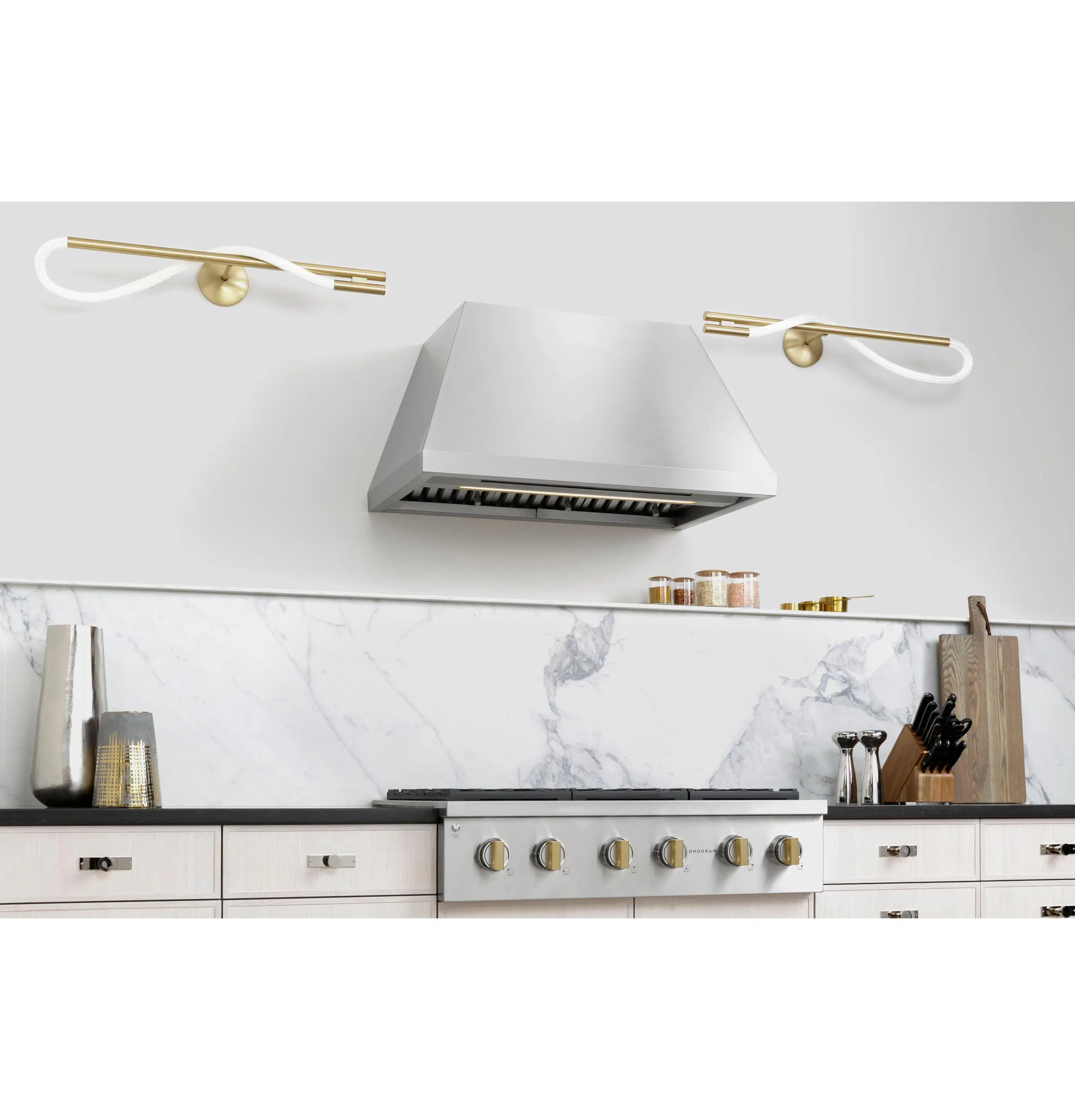 Monogram ZVW1360SPSS Monogram 36" Stainless Steel Professional Hood With Quietboost&#8482; Blower