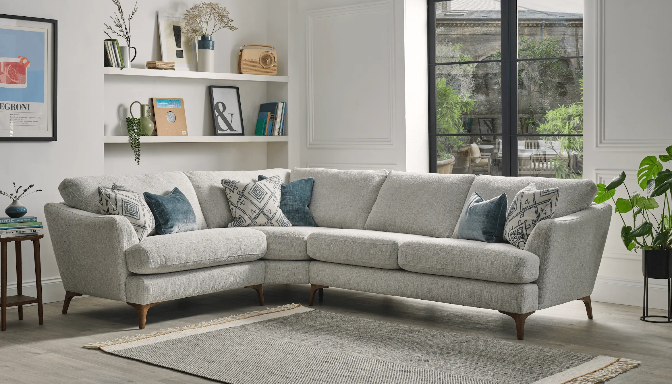 Monty LHF/RHF 2 Seater Corner Sofa/Cuddler