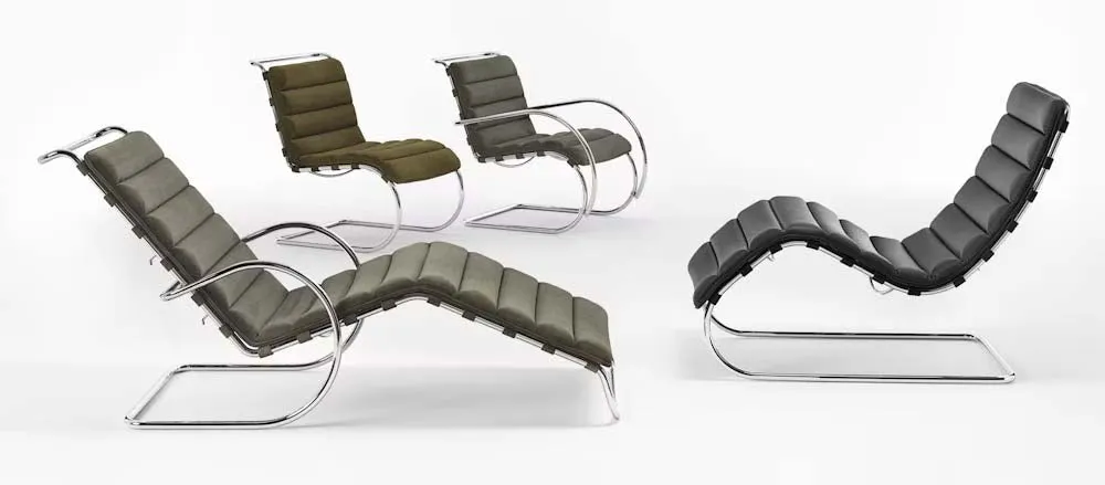 MR Bauhaus Edition Adjustable Chaise Lounge