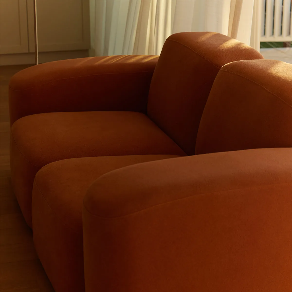 Muse 2 Seat Sofa (Cabarita Hazel)
