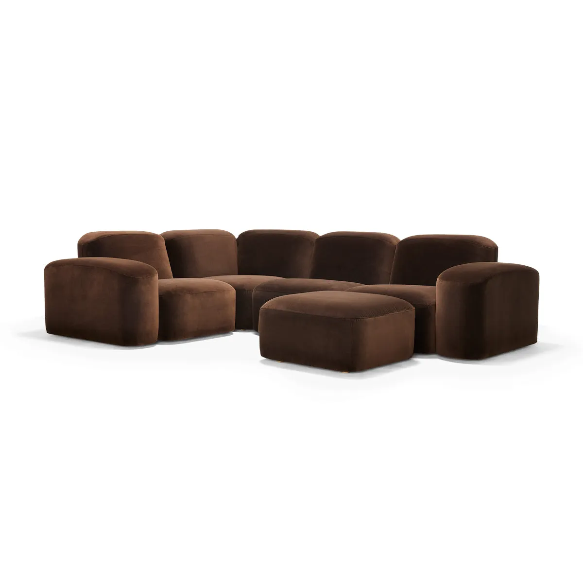 Muse 4 Piece Modular Sofa (Avalon Piccolo)