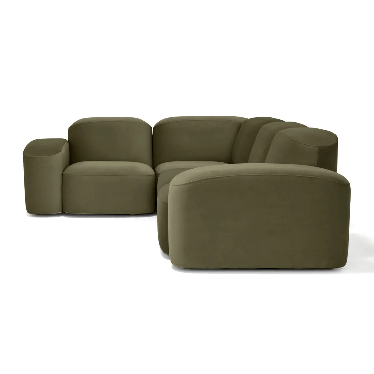 Muse 4 Piece Modular Sofa (Malibu Matcha)
