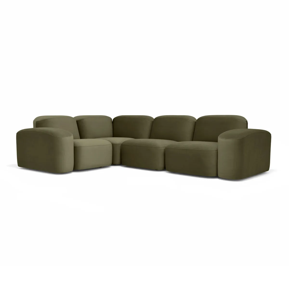 Muse 4 Piece Modular Sofa (Malibu Matcha)