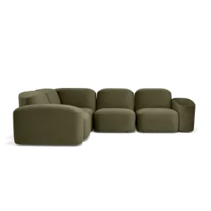 Muse 4 Piece Modular Sofa (Malibu Matcha)