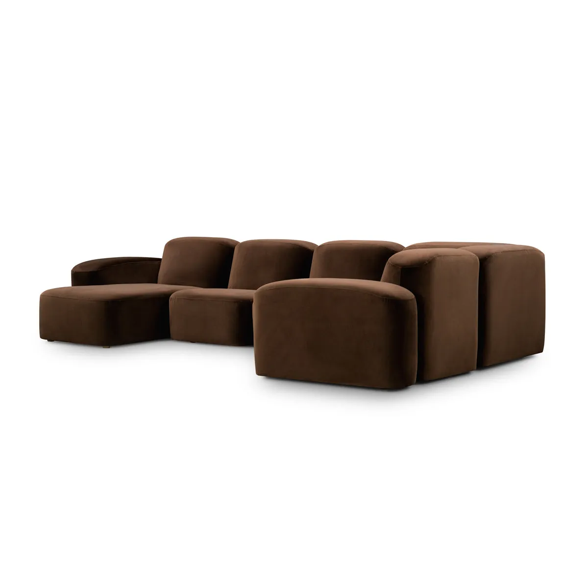 Muse 5 Piece LAF Modular Chaise Sofa (Avalon Piccolo)