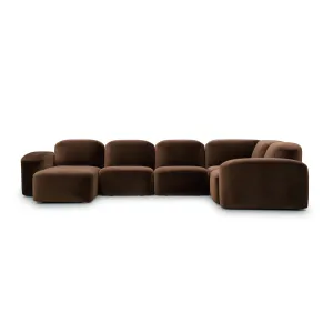 Muse 5 Piece LAF Modular Chaise Sofa (Avalon Piccolo)