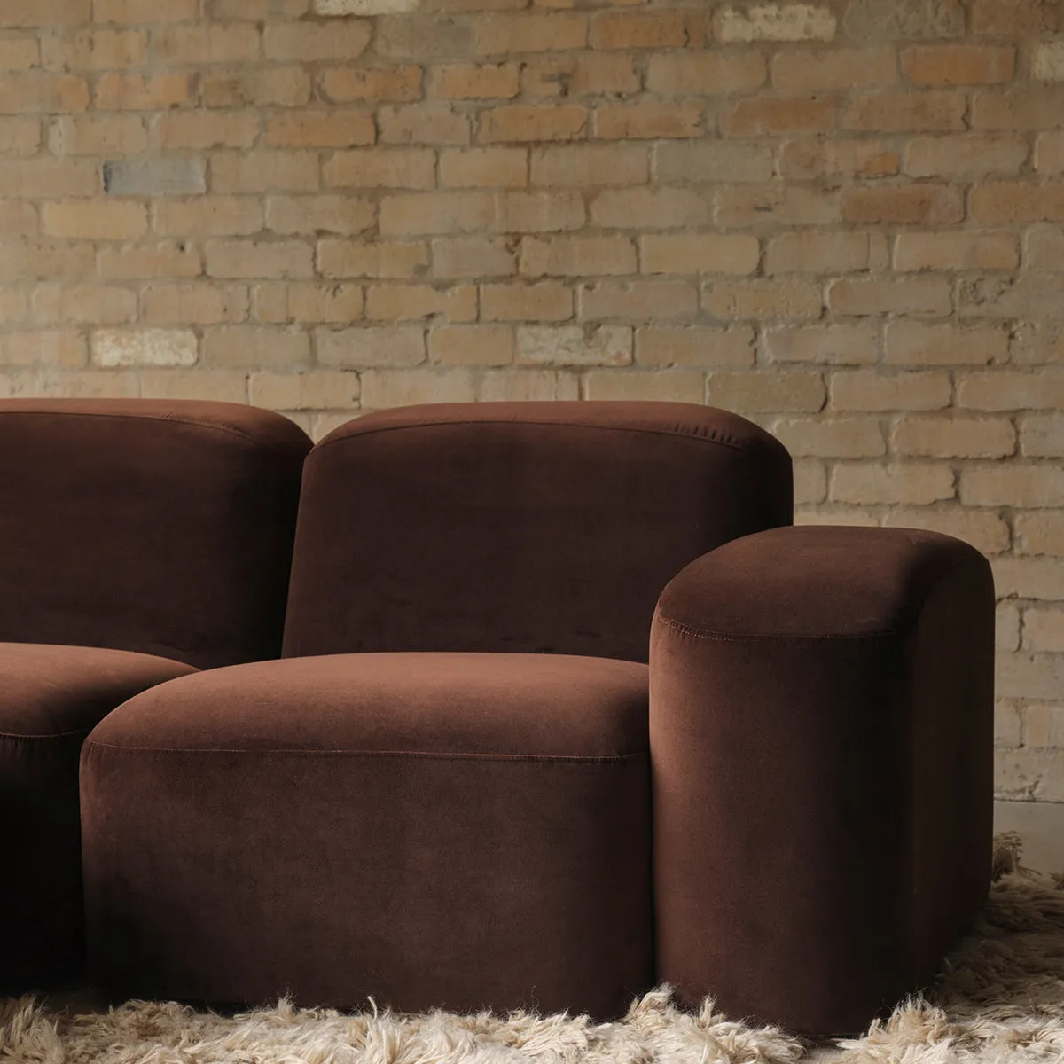 Muse 5 Piece LAF Modular Chaise Sofa (Avalon Piccolo)