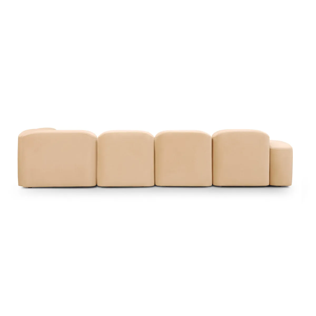 Muse 5 Piece LAF Modular Chaise Sofa (Malibu Dune)