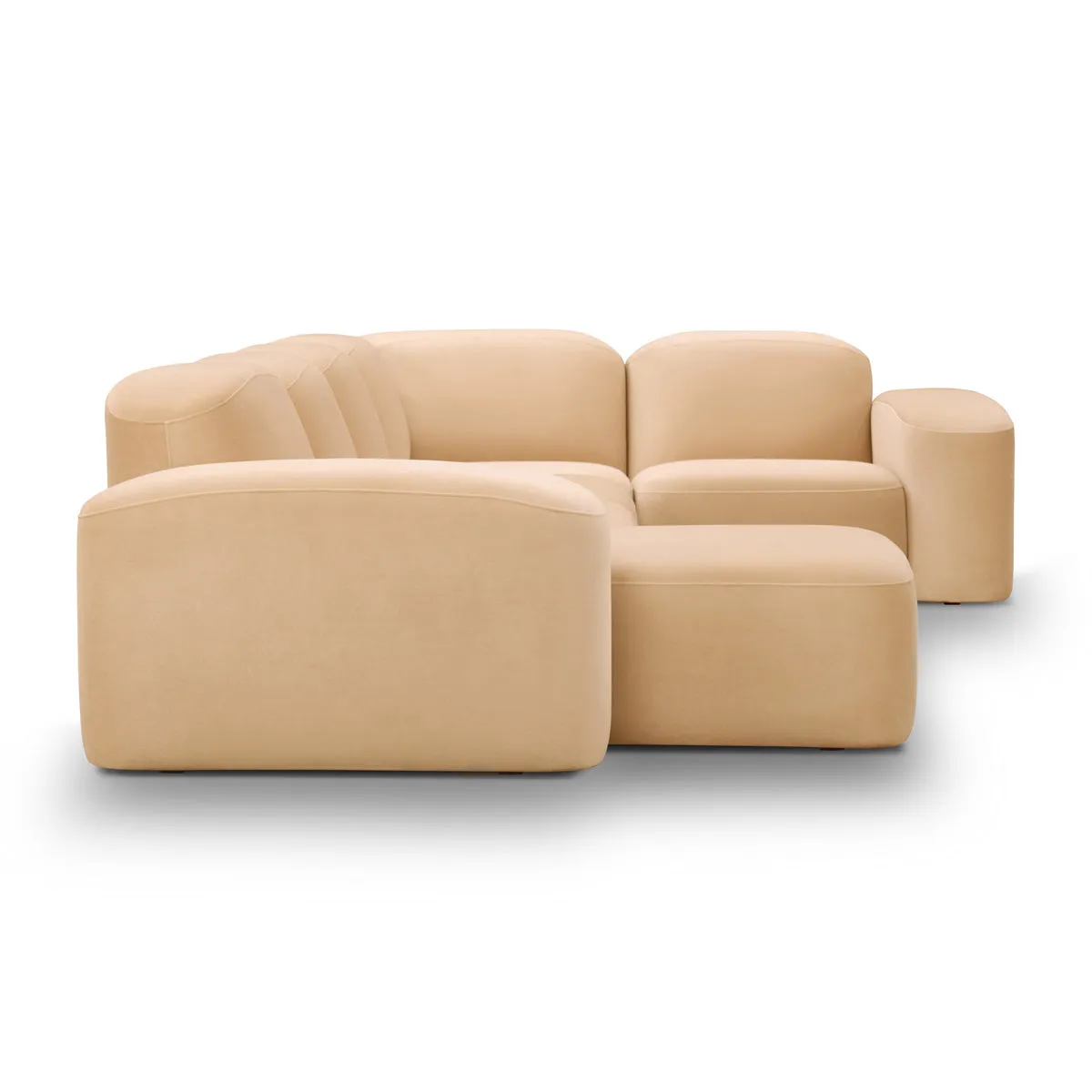 Muse 5 Piece LAF Modular Chaise Sofa (Malibu Dune)