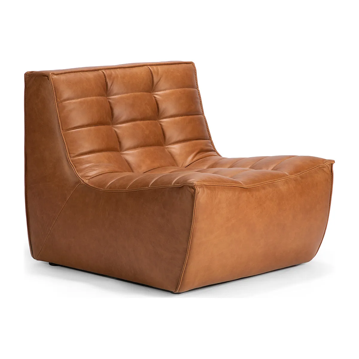 N701 1 Seater Leather Sofa