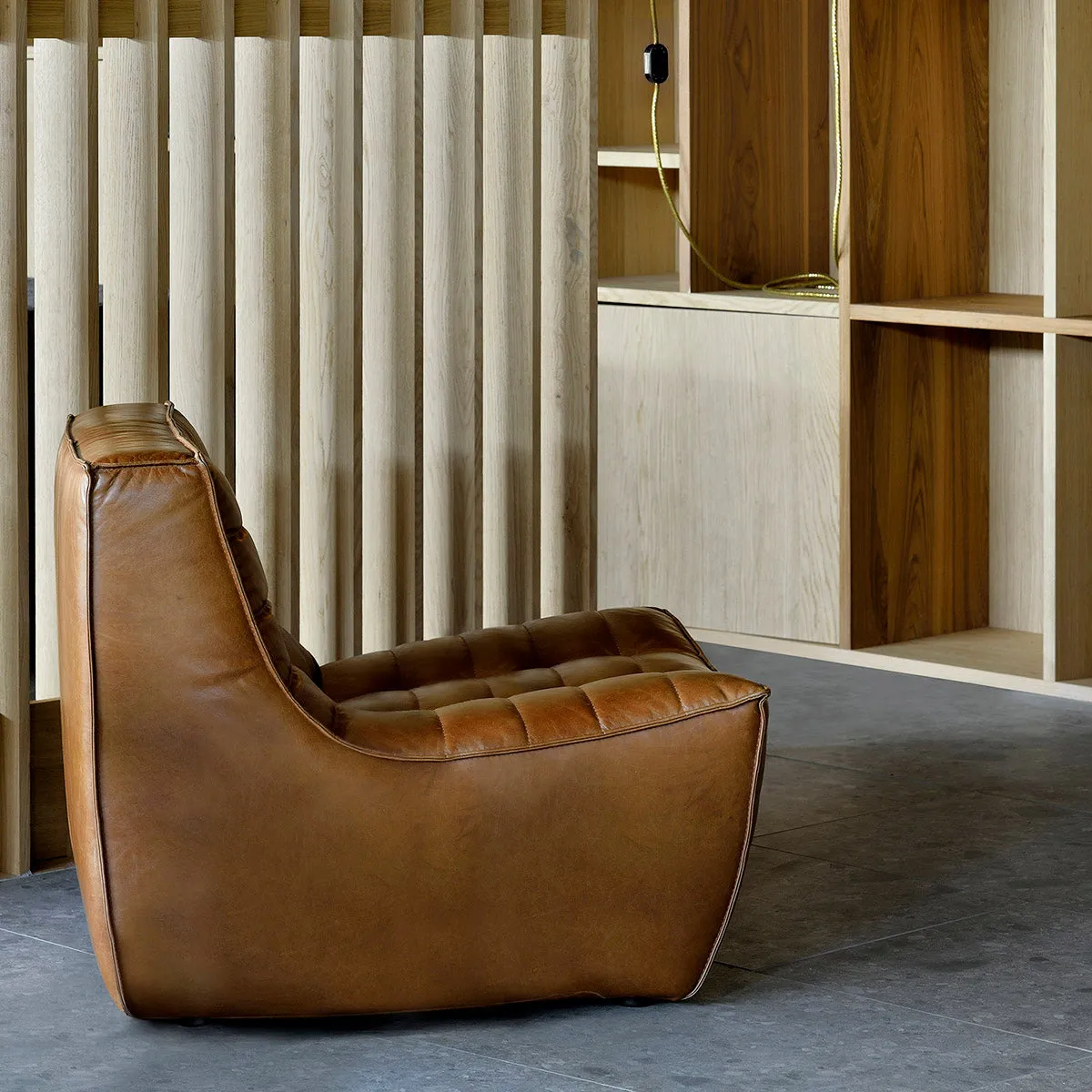 N701 1 Seater Leather Sofa