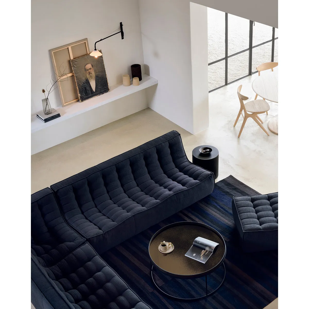 N701 Eco Fabric 2 Seater Sofa